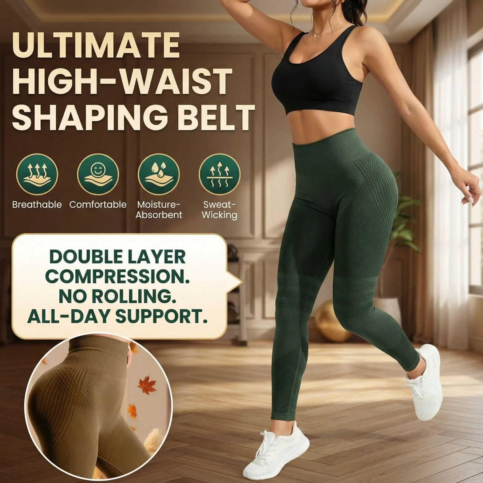 2 Pack Viva Cuerpo Leggings 3D Anticelulíticos Mujer,Leggings Anticelulitis 3D Compresión Reductores Lipedema,Leggins Anti Celulitis Deportivos Push Up, Mallas Anticelulitis Mujer Reductores Lipedema