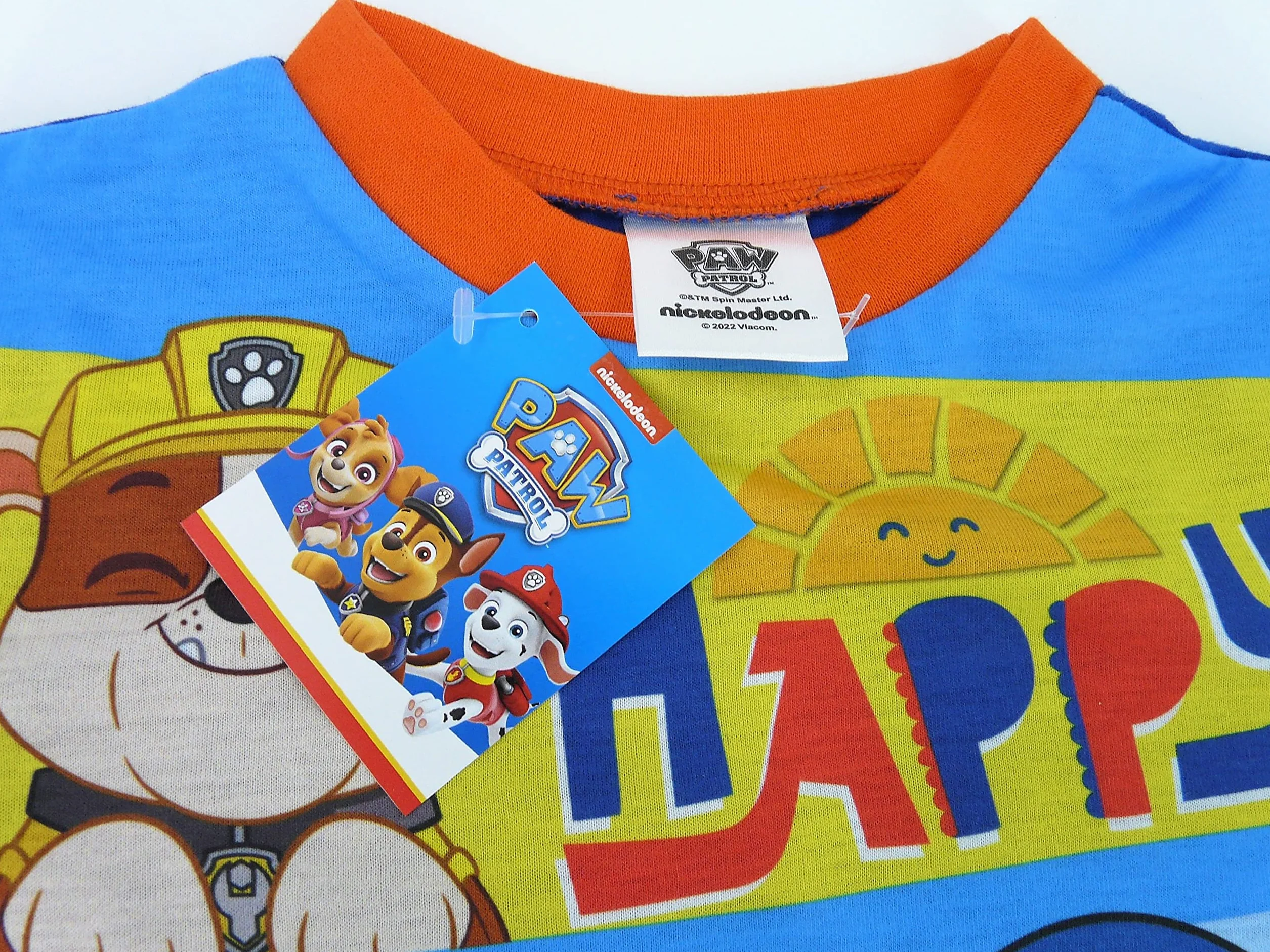 Paw Patrol Chase Marshall Rubble - Pijama Corto para Niños