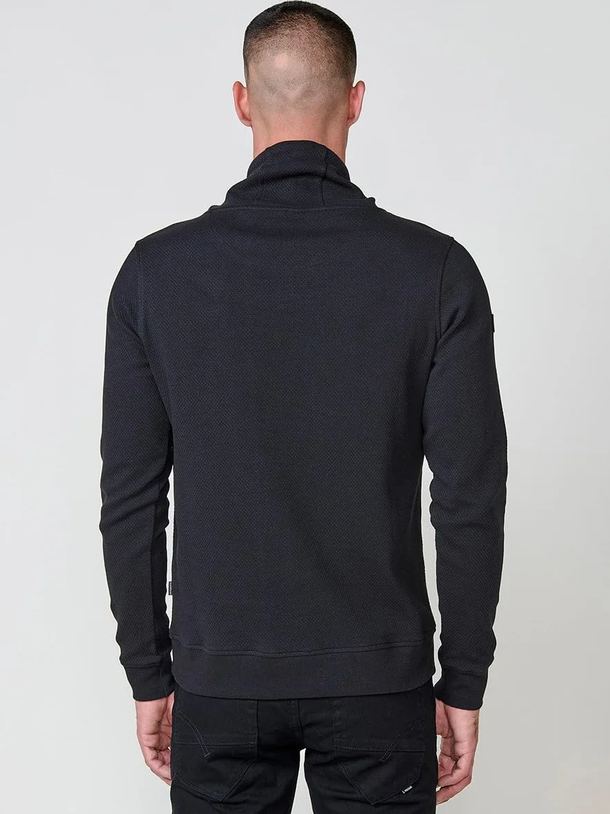 Koroshi Sudadera Hombre Cuello Alto con Cordón Ajustable 2521SU32