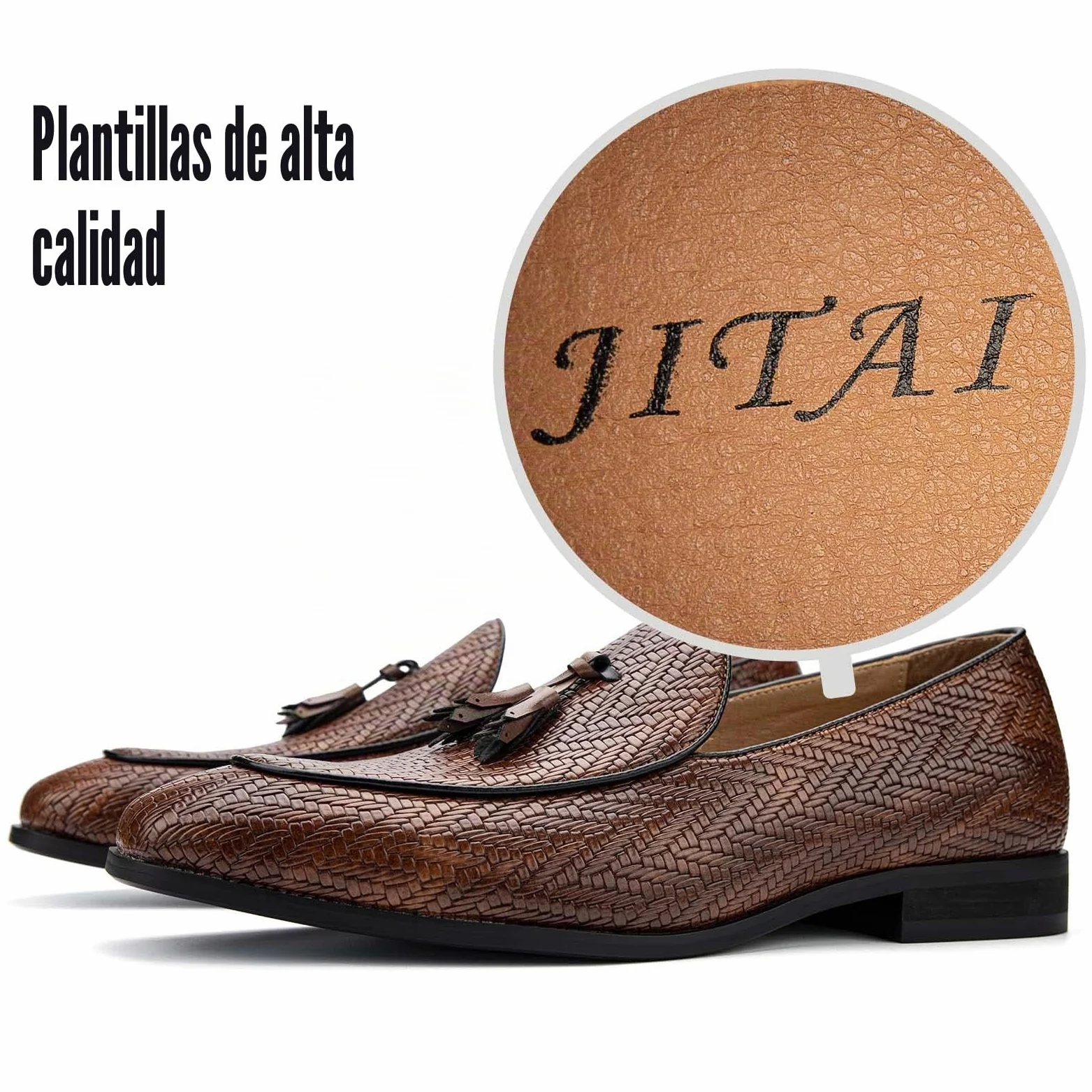 JITAI Mocasines de Hombre Zapatos Hombre Vestir Mocasines Verano Hombre Zapatos Traje