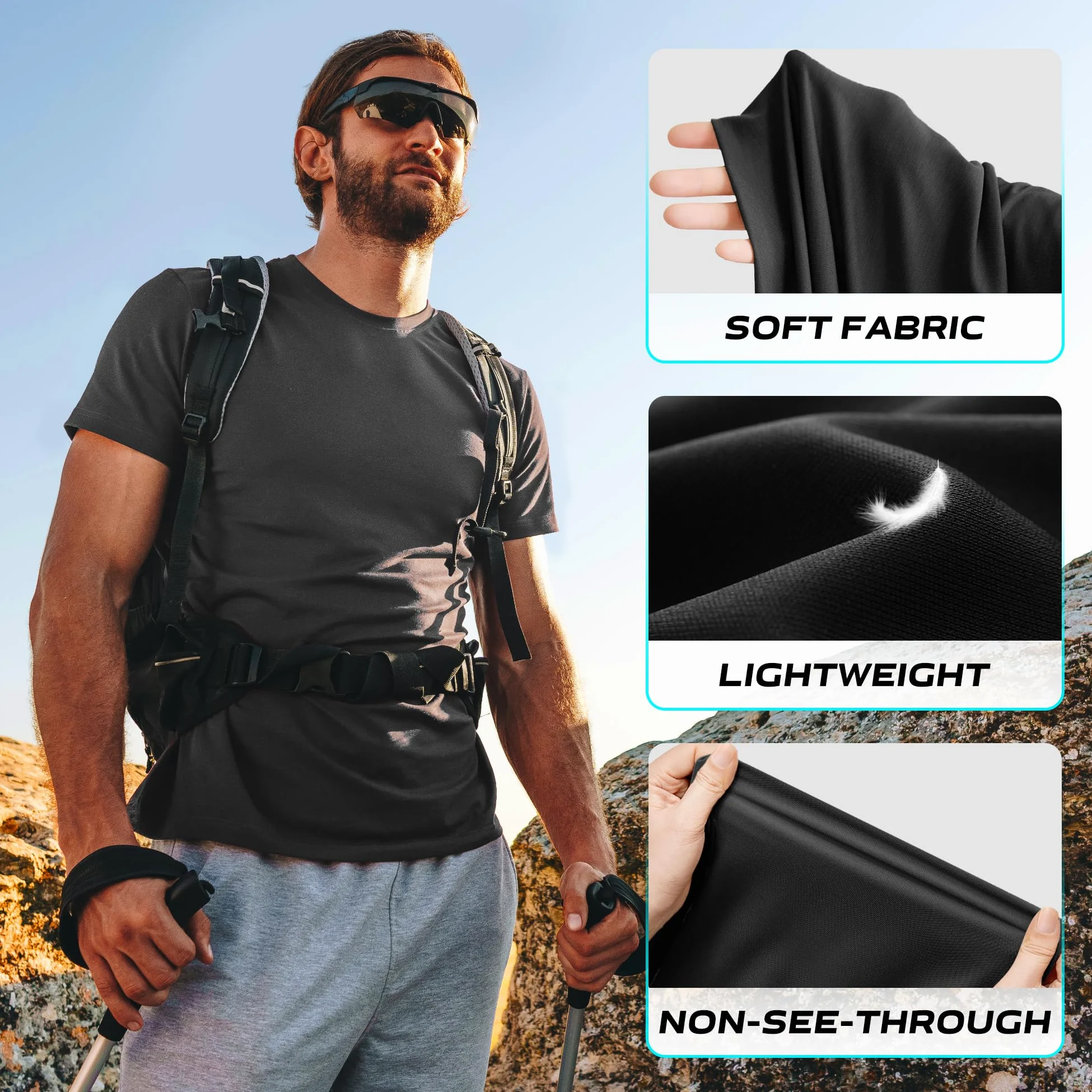 CE' CERDR - Camiseta deportiva de manga corta para hombre - - Medium