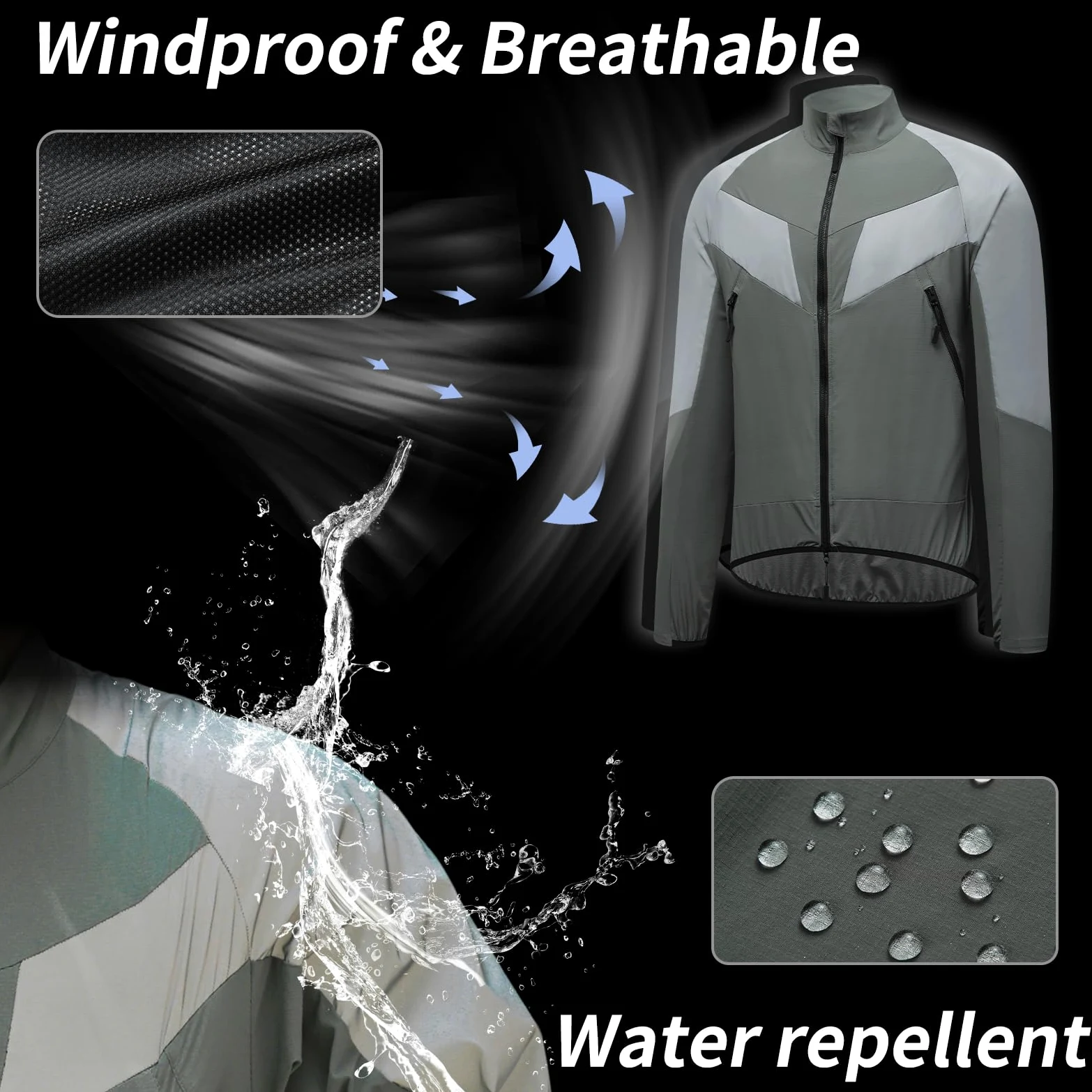 Chaqueta De Ciclismo Impermeable Chaquetas De Running Para Hombre Y MujerChaqueta MTB Transpirable Y Ligera Maillot Para Actividades Al Aire LibreAbrigo Impermeable Para La Lluvia