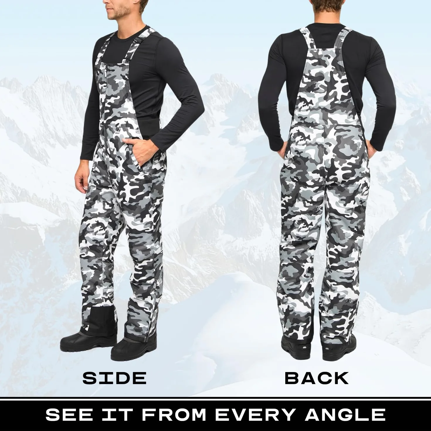 Arctix Snow Bibs Hombre Mono Básico Aislamiento Térmico