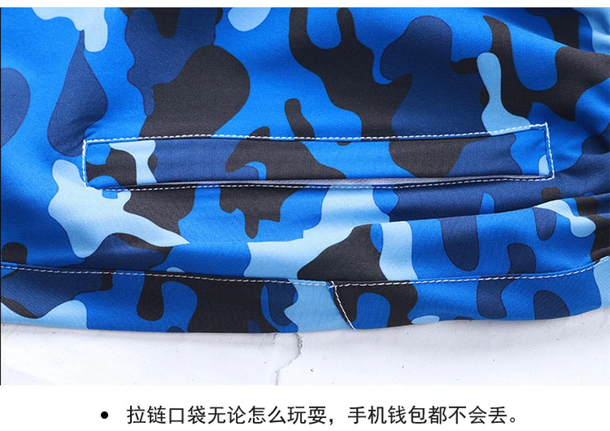 Pantalones Cortos Shorts Deportivos con Estampado De Playa De Verano De Secado Rápido para Hombre