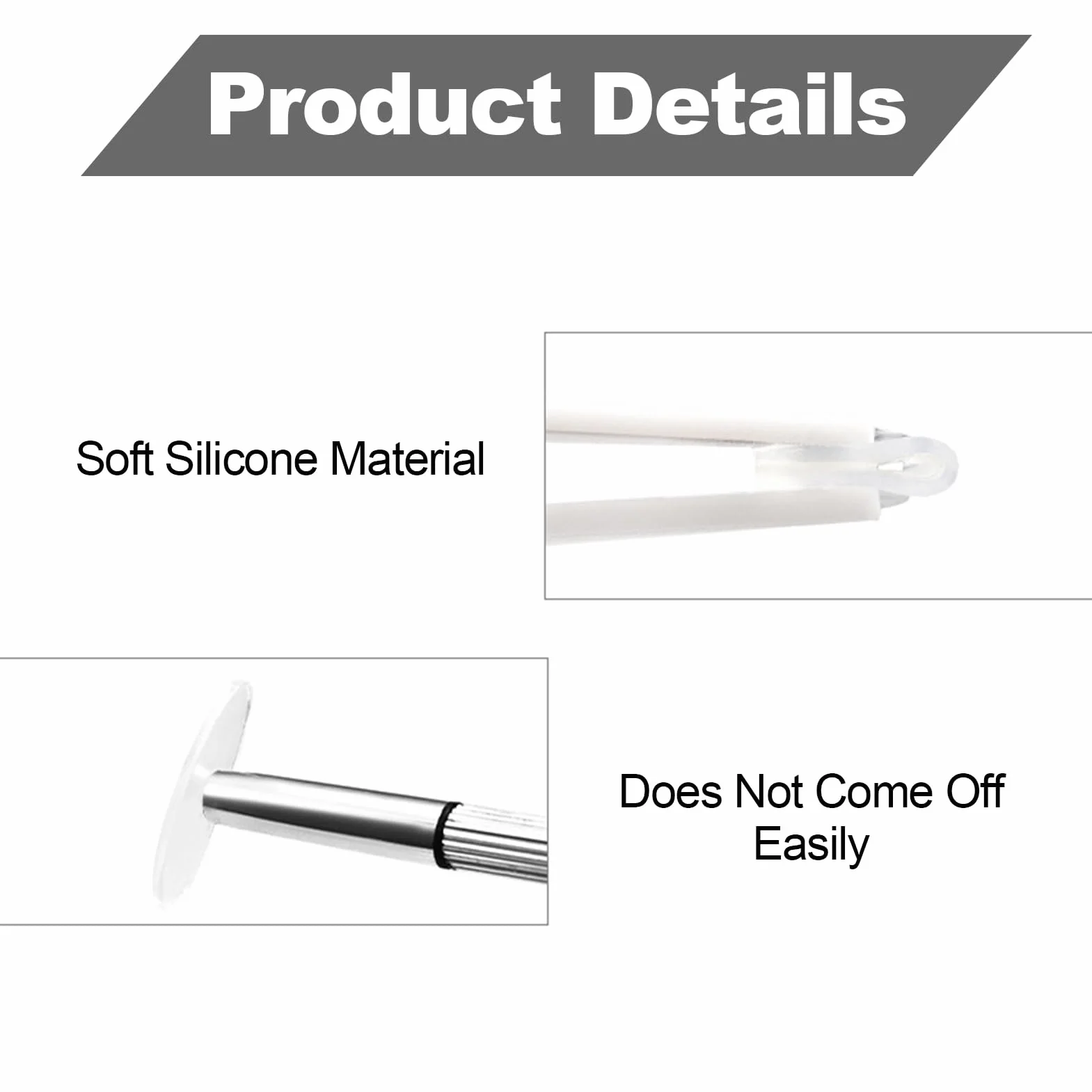 Almohadillas de Nariz para Lentes de Silicona 1mm Antideslizantes Transparentes 10 Pares