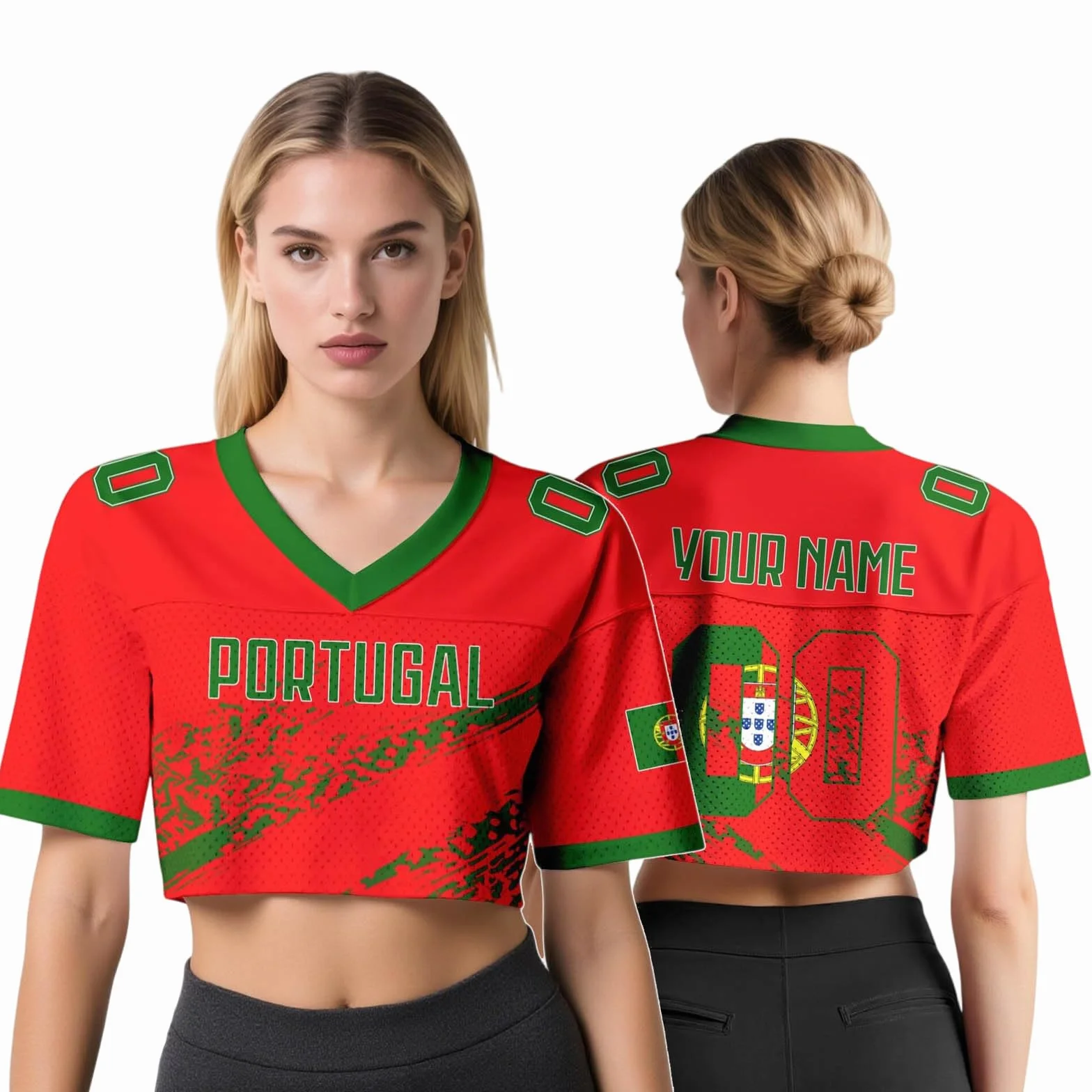 Camiseta de Fan de fútbol Personalizada para Mujer – Top Tipo Jersey del Mundial 2026 con Nombre y número, Camiseta Y2K de Manga Corta,Prenda Holgada de Verano para el día del Partido