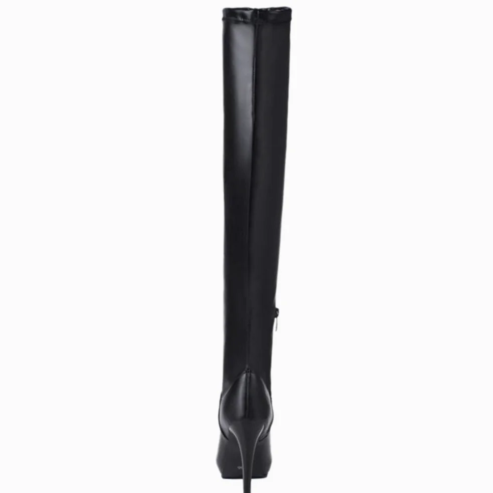 Onewus Botas de tacón alto hasta la rodilla de mujer Botas de caña larga