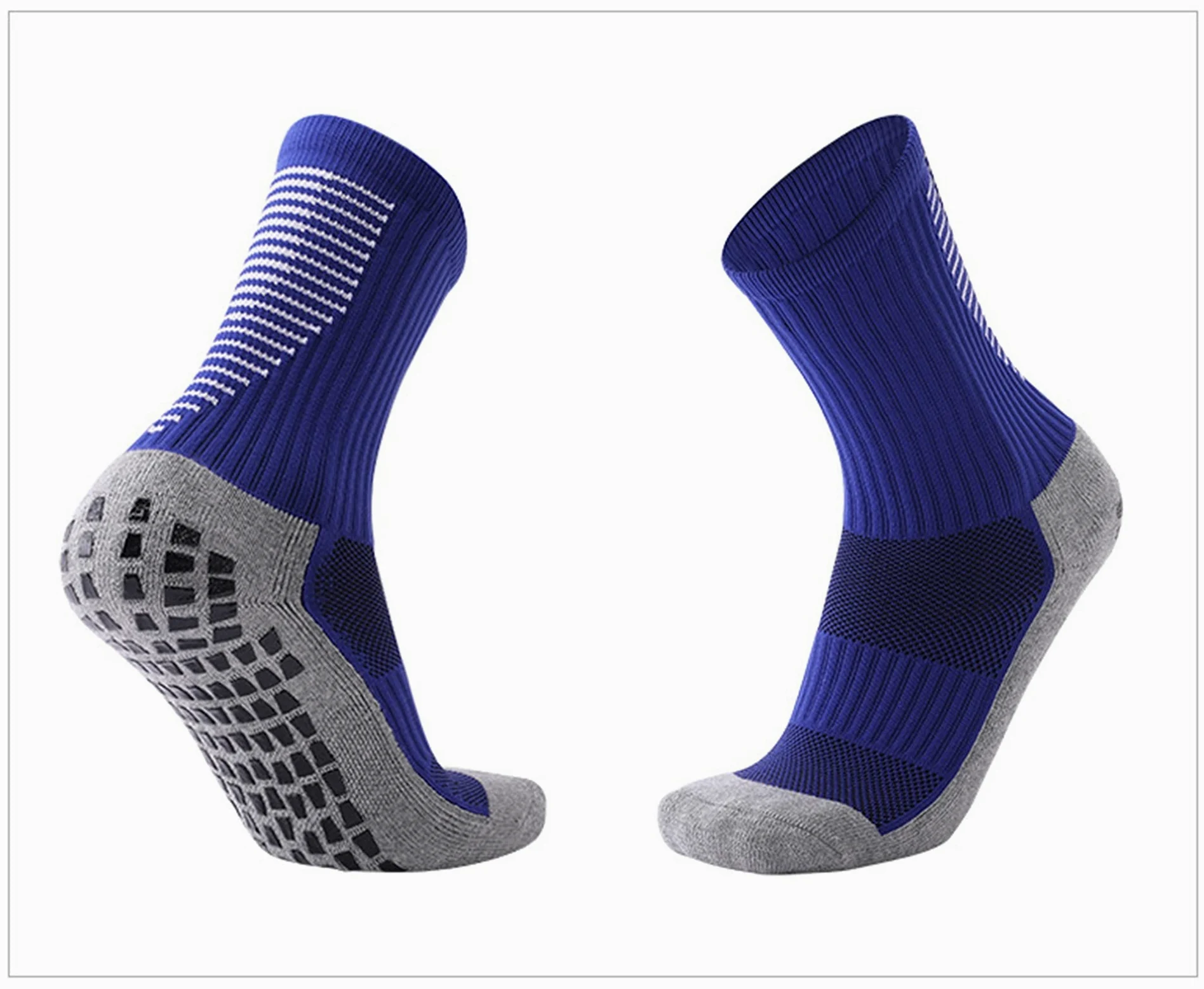 Calcetines Antideslizantes de la Rodilla de fútbol, ​​fútbol Antideslizante/Baloncesto/de Hockey Deportes de Deportes Calcetines de Grano Espesado Toalla Inferior cortando Calcetines de Correr