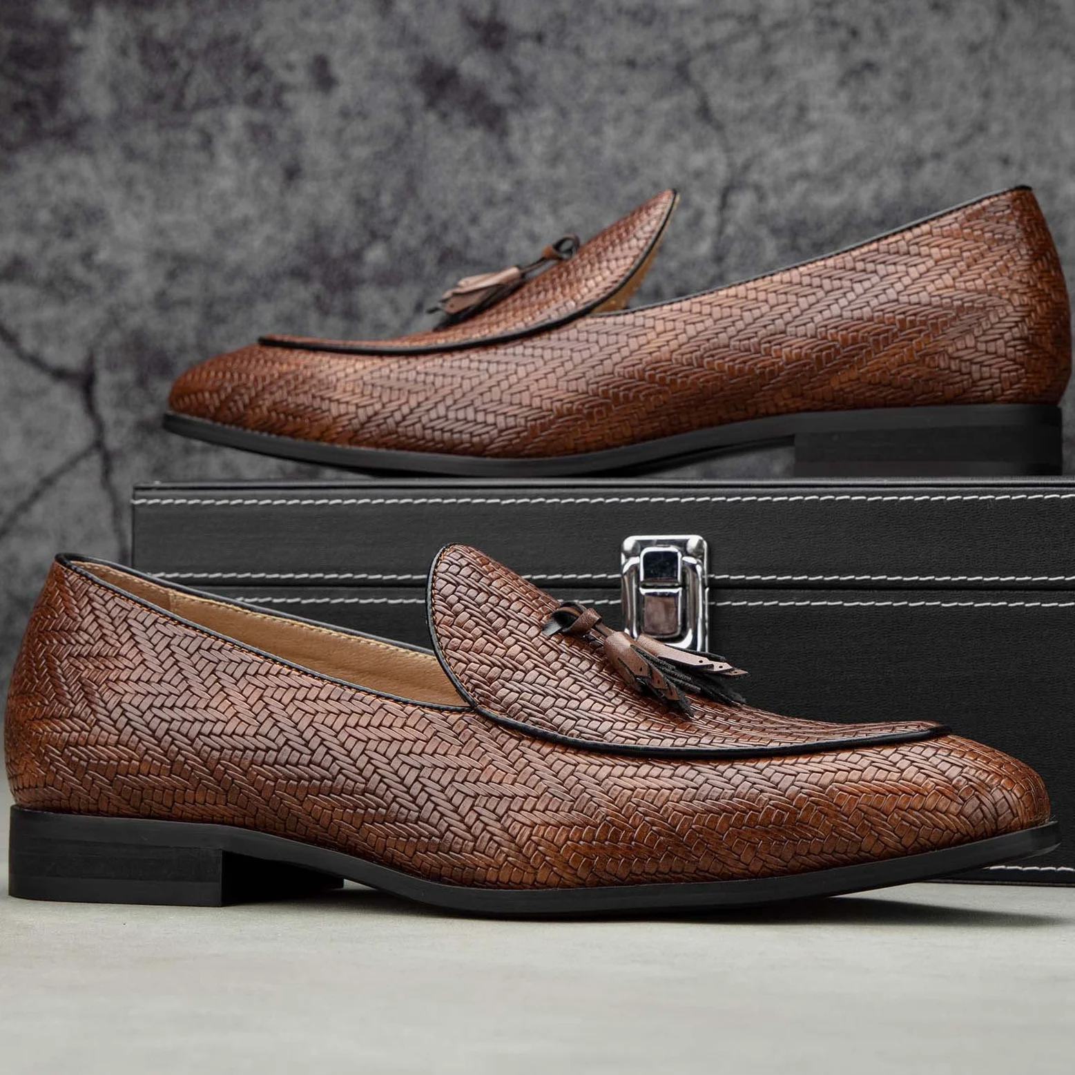 JITAI Mocasines de Hombre Zapatos Hombre Vestir Mocasines Verano Hombre Zapatos Traje