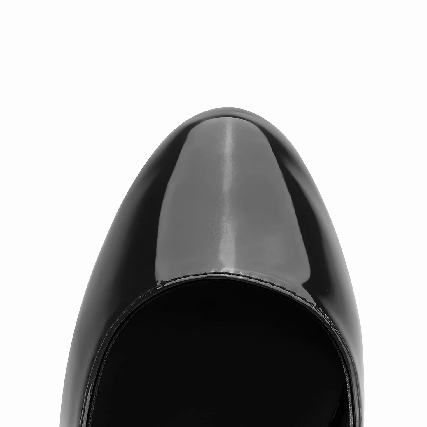 Zhabtuc Mujer Moda Zapatos de Tacón Aguja con Plataforma Sexy Punta Redonda High Heels 14 CM Stilettos Fiestas Boda Oficina Tacones Altos
