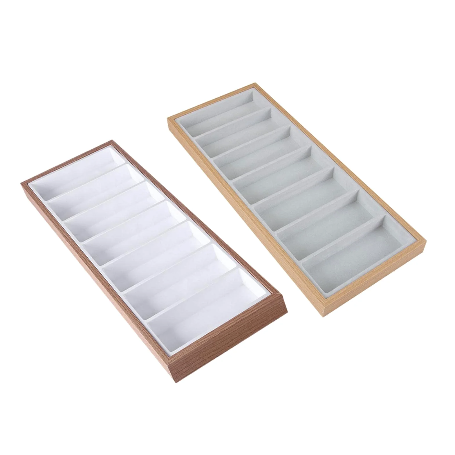 Colcolo 2pcs Gafas Joyería Bandeja Apilable Gafas de Terre Organizador de Almacenamiento