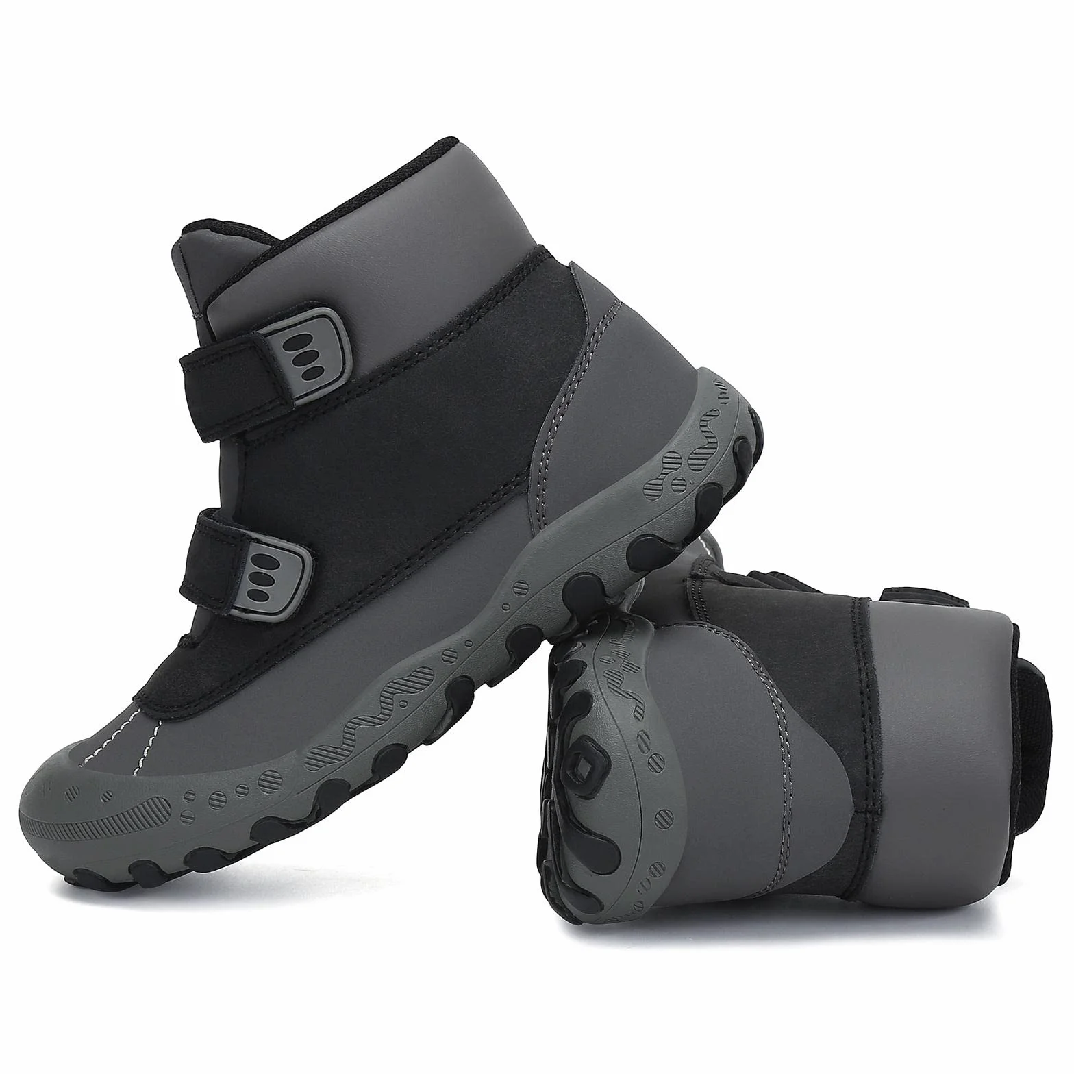 Mishansha Botas de senderismo para niños, antideslizantes, para exteriores, tallas 24-38