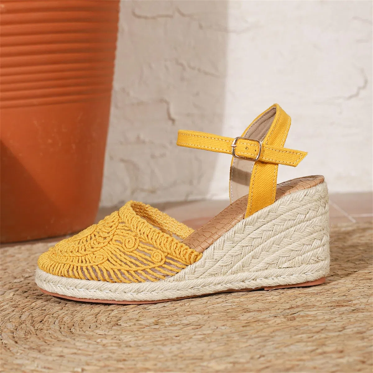 Genérico Sandalias Mujer Verano Frescas Y Confortables, Ideales Para Días Calurosos, Zapatos Verano Mujer Fáciles De Combinar Con Cualquier Look