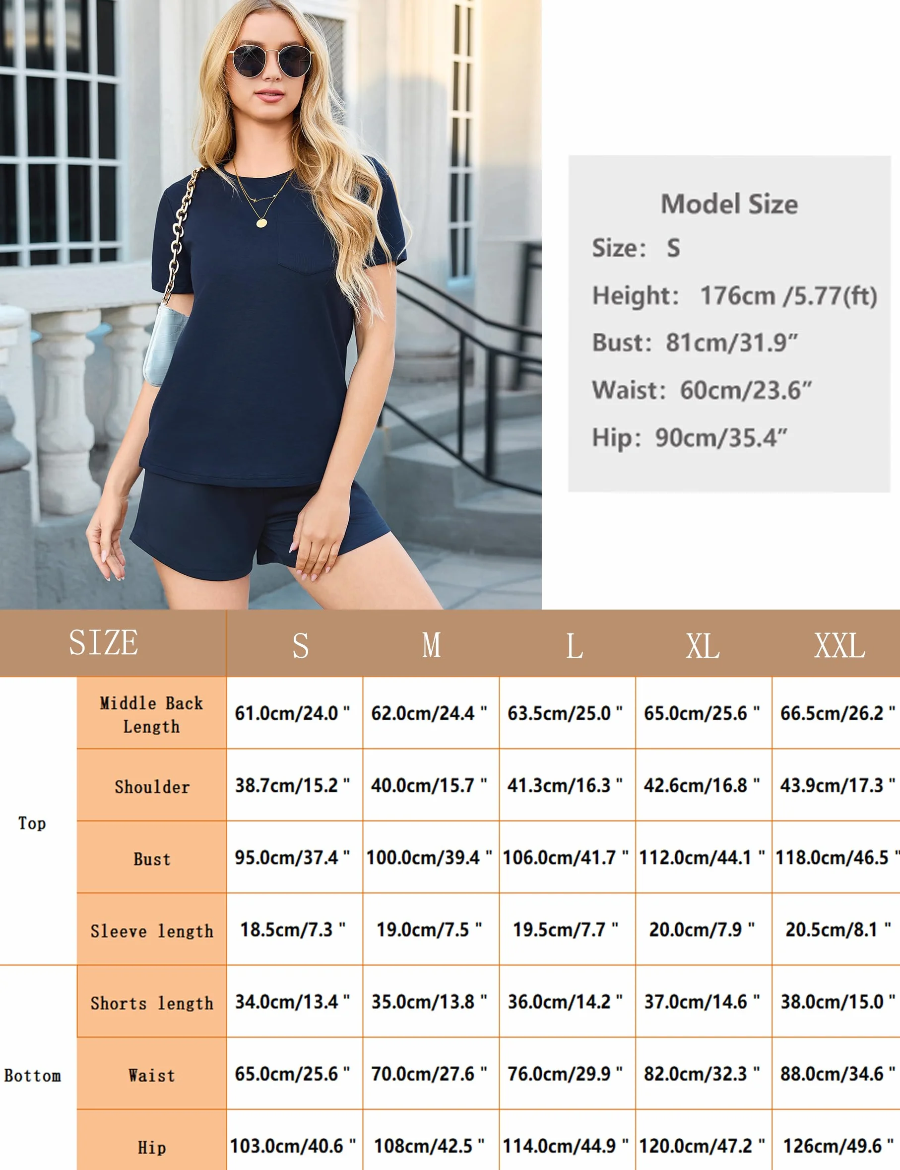 Totatuit Conjunto Chandal Mujer Verano Chándal Completo 2 Piezas Ropa Deportiva Camiseta Manga Corta y Pantalón Corto Deportivo para Casual Fitness Running Jogging