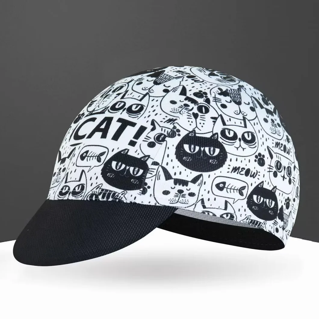 Gorra de ciclismo transpirable para hombre y mujer, sombrero debajo del casco de poliéster