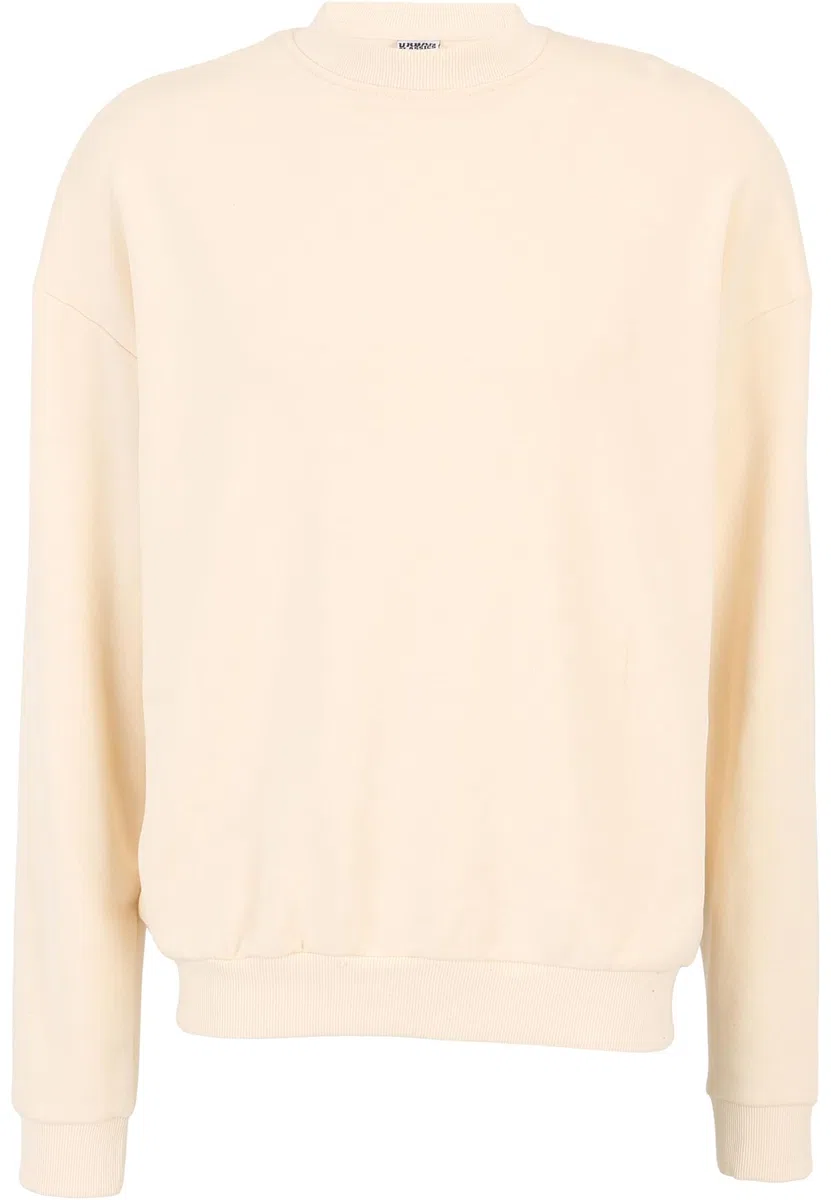 Urban Classics Sudadera de Cuello Redondo Hombre Sudadera Negro Regular
