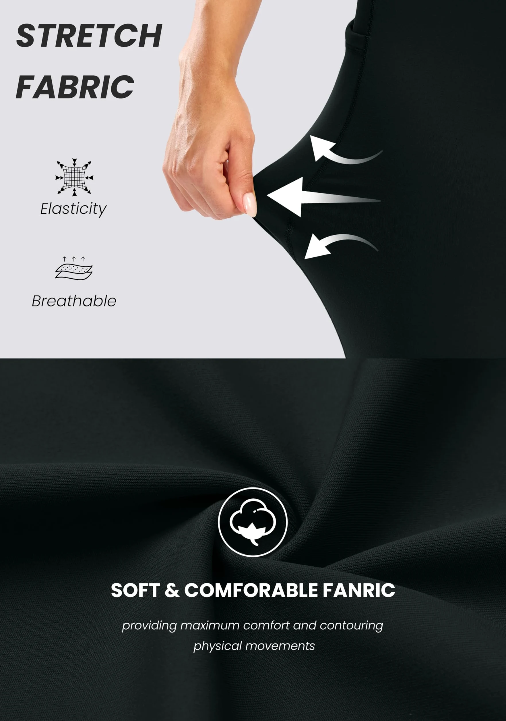 Pantalones Largos de Yoga Acampanados de Cintura Alta con Bolsillos para Mujer de 71.1 cm/76.2 cm/81.3 cm/86.3 cm/86.4 cm