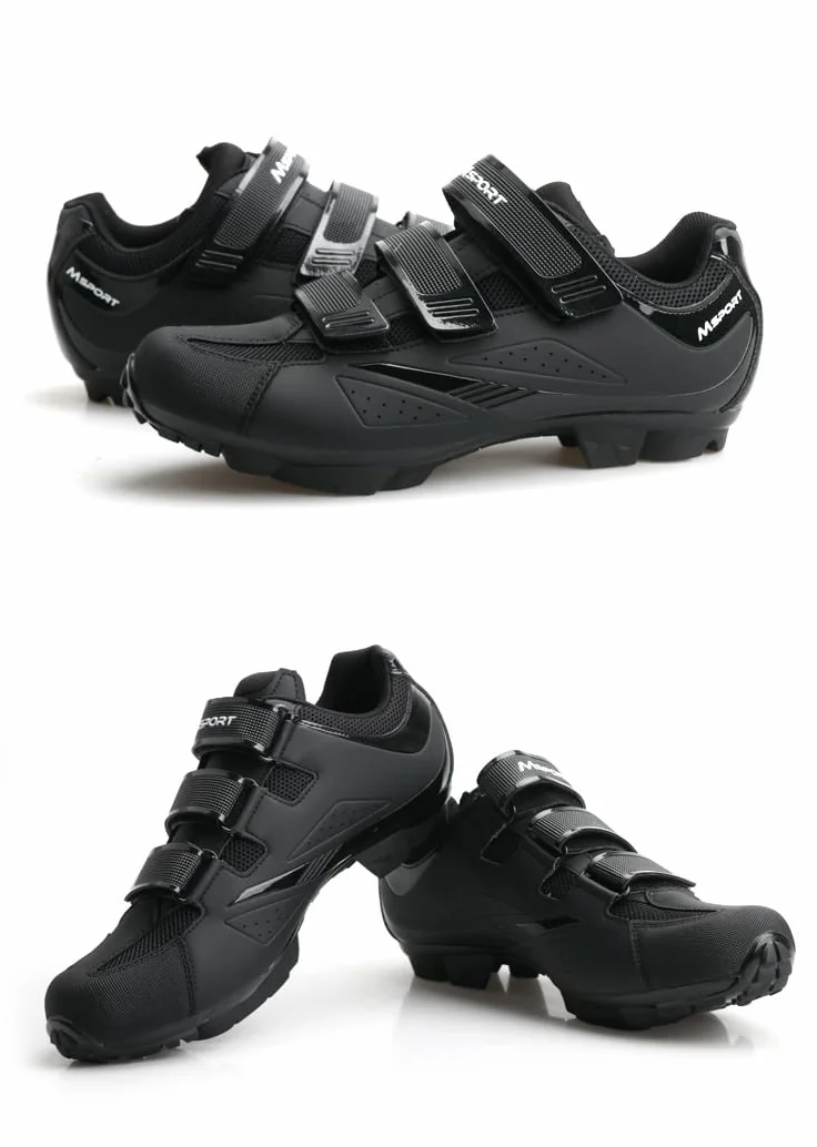 Zapatillas de Ciclismo MTB Profesionales para Hombre y Mujer – Transpirables, Antideslizantes y Compatibles con Pedales SPD - N03 38 EU