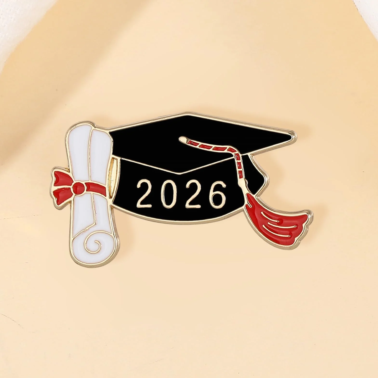 Broche de graduación, insignias de solapa de, pines de graduación 2026 | para profesor, escuela, estudiante, escuela secundaria, universidad, cuello, chal, suéter, bufanda, abrigo, chaqueta