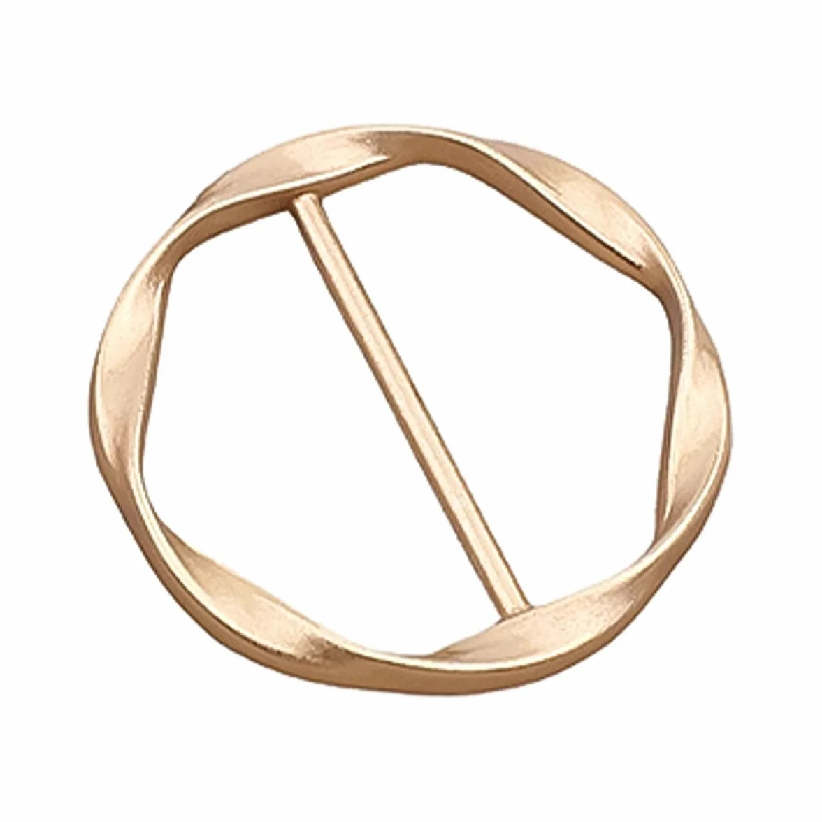 Alide Paquete de 6 hebillas de metal para cinturón de mujer, pinza para camiseta, hebilla, aro para pañuelo de seda, pinza para corbata con nudo en el dobladillo, hebillas y cierres para.