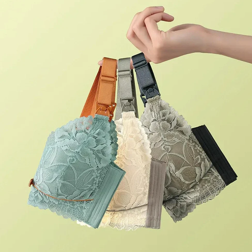 ZBDP - Brasier de lactancia recogido para evitar la flacidez posparto, ropa interior para mujeres embarazadas, brasier de lactancia materna