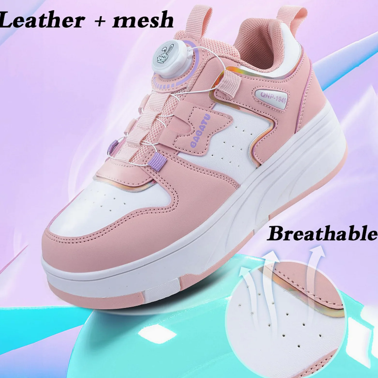 Zapatillas Deportivas con Ruedas para niños,Zapatos con Ruedas para niñas,Zapatillas con Ruedas,Zapatos con Ruedas Unisex niños,Retráctil,para Niños y Niña,para Pascua Cumpleaños,Navidad