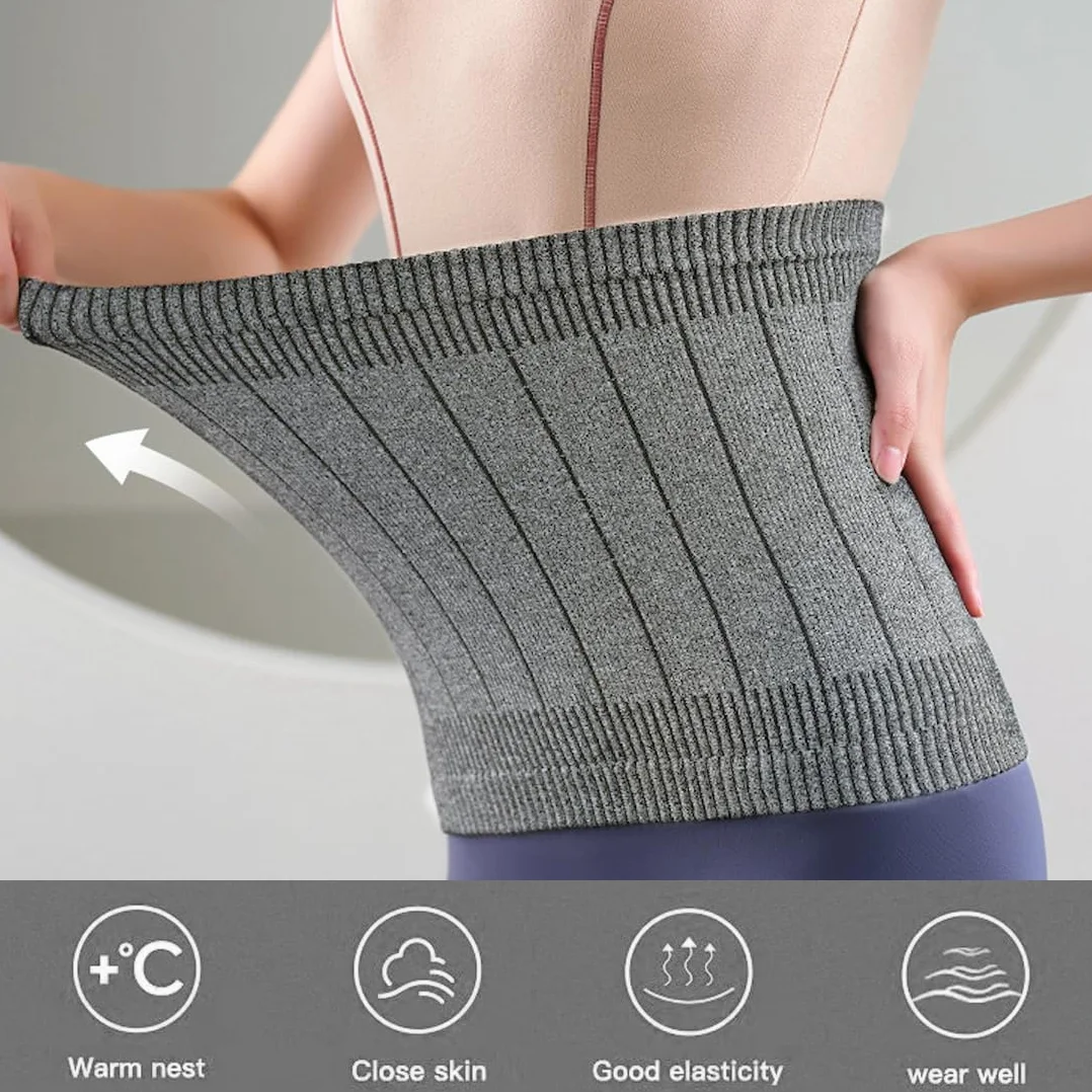 SGERUFZ 1 Unidad Faja Térmica para Mujer, Cinturón Lumbar Elástico, Calentador de Cintura y Cadera, Protector Abdominal para Invierno