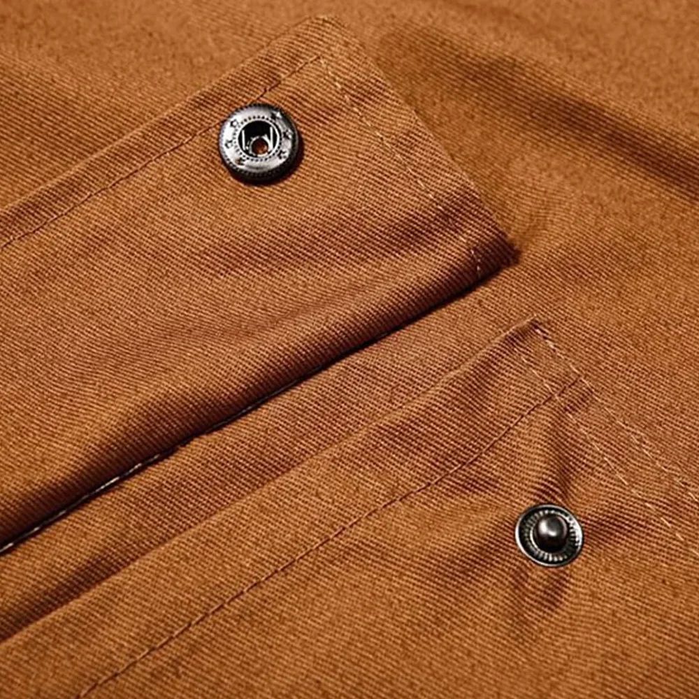 Peto vintage para hombre, pantalones de trabajo duraderos de poliéster, Marrón, XL