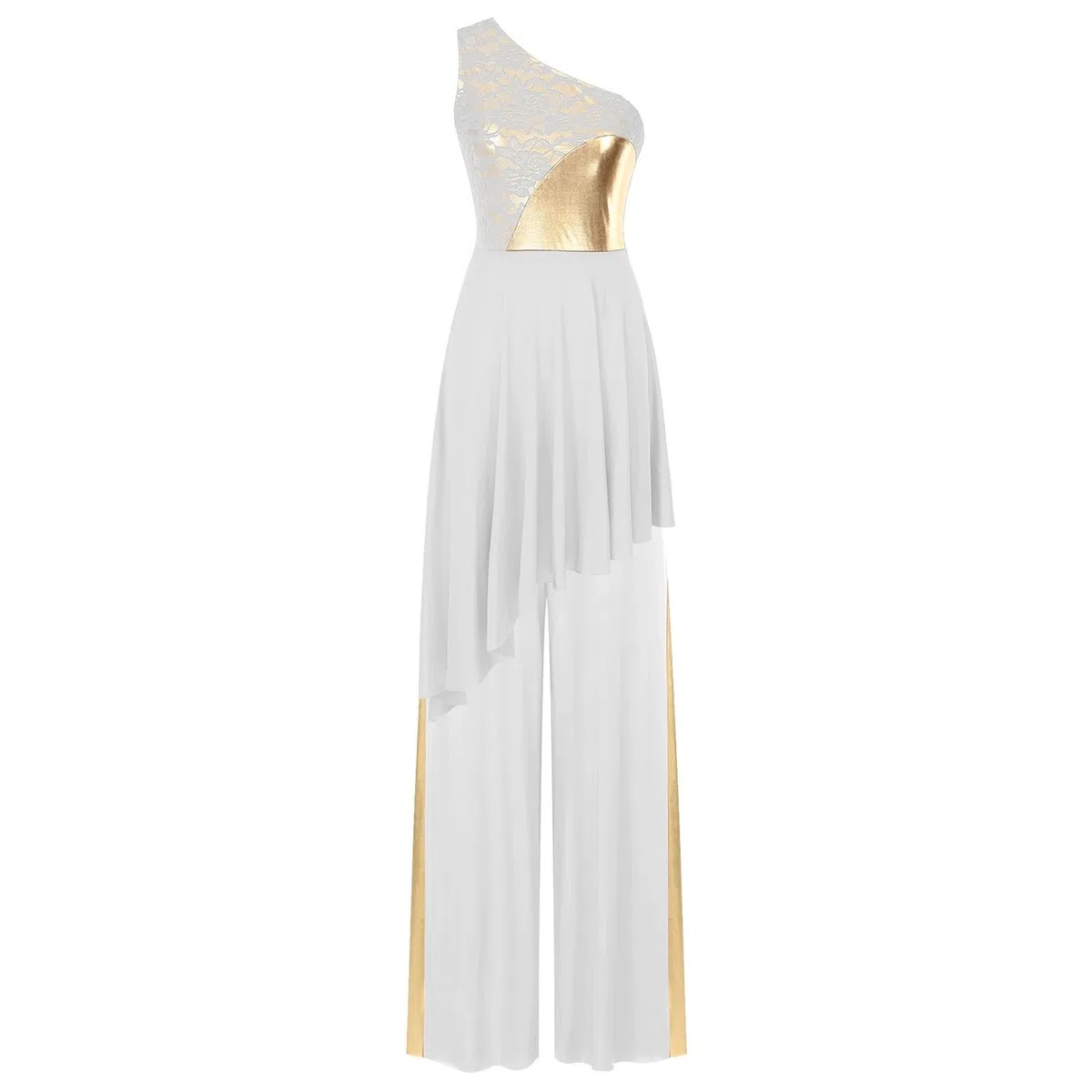 Pantalones De Baile para Mujer Traje de Baile for Mujer, Elegante, clásico, Moderno, contemporáneo, Danza lírica, práctica, Blusa de Malla, Pantalones de Vestir(Black,S)