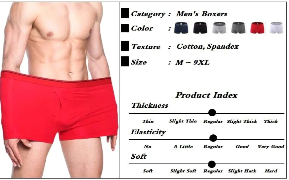 Calzoncillos Masculinos Boxer Grande Masculino Bragas De Algodón Sexy Pantalones Cortos De Boxeador para Hombres Tallas Grandes Ropa Interior Calzoncillos De Hombre (Paquete De 4) Stely H-