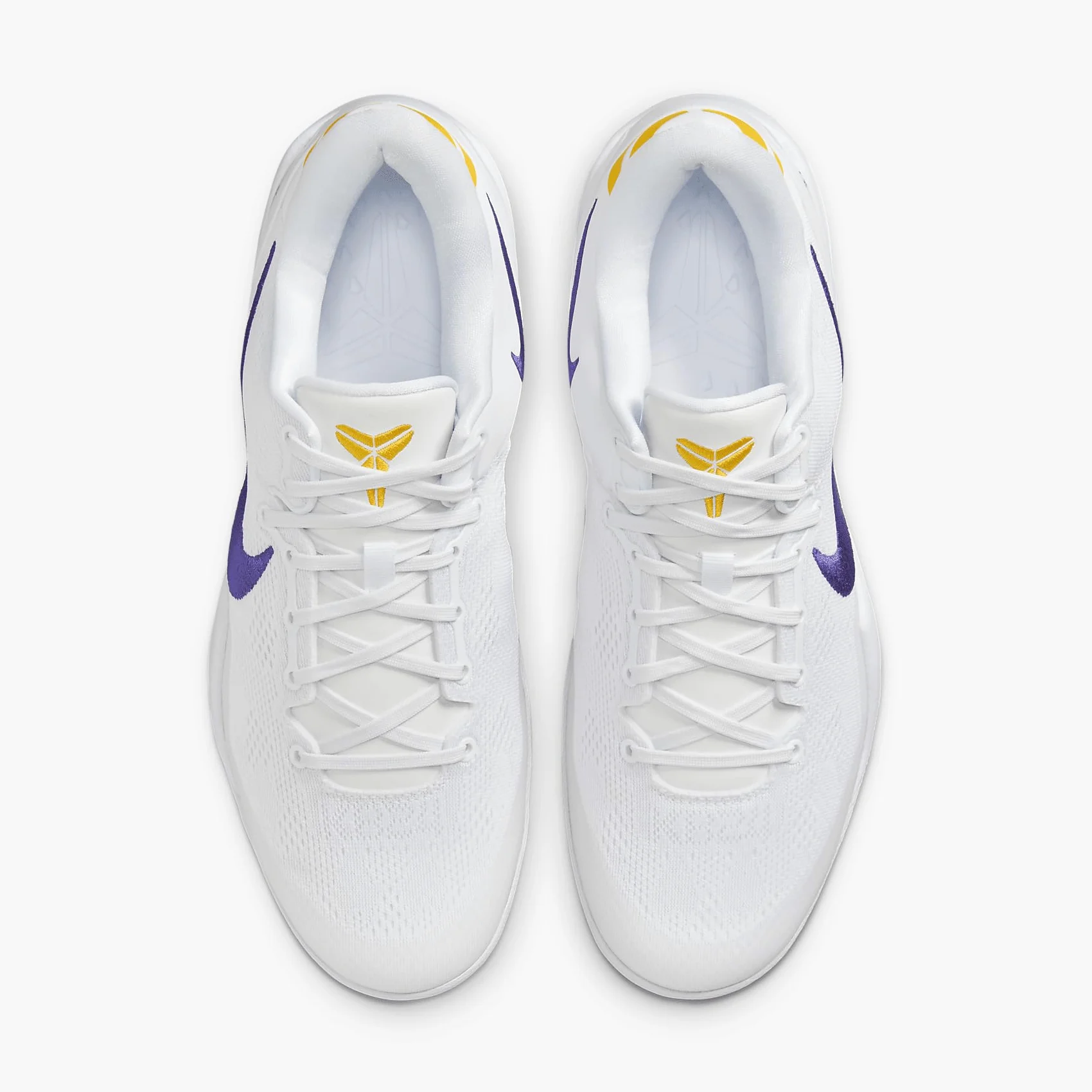 Kobe VIII Protro - Zapatillas de baloncesto (HF9550-100, blanco/dorado universitario/morado corteza)