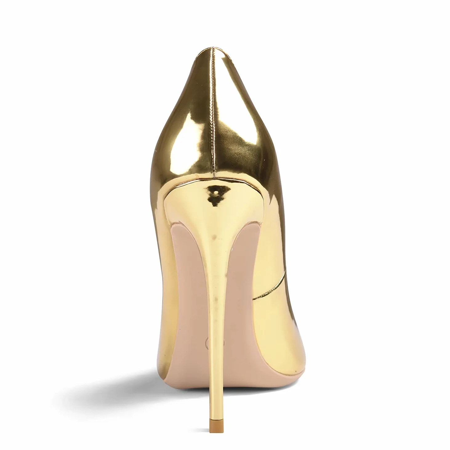 Zhabtuc Mujer Zapatos de Tacón 12 CM Sexy Stilettos con Punta Aguda Cerrada Tacón de Aguja para Fiestas, Bodas