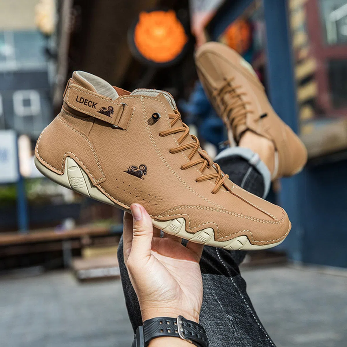 Zapatillas de Deporte Hombre Zapatos de Cordones al Aire Libre Slip-on Sneakers Trekking Tenis Malla Transpirables Vestir Zapatillas Caminar Bambas Gimnasio para Todas Las Estaciones
