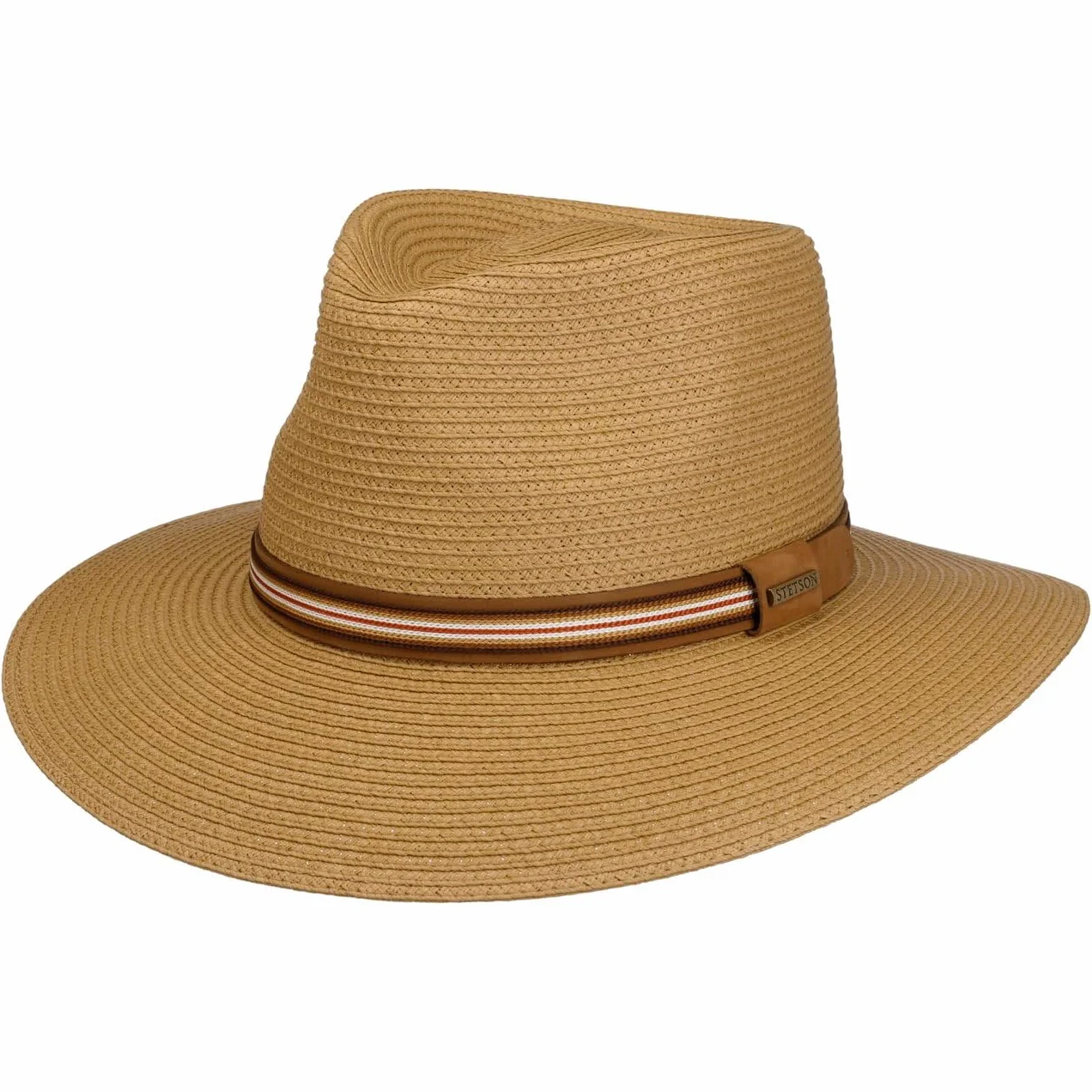 Stetson Big Brim Toyo Traveller Sombrero Paja Proteccion UV 40 Unisex Primavera Verano