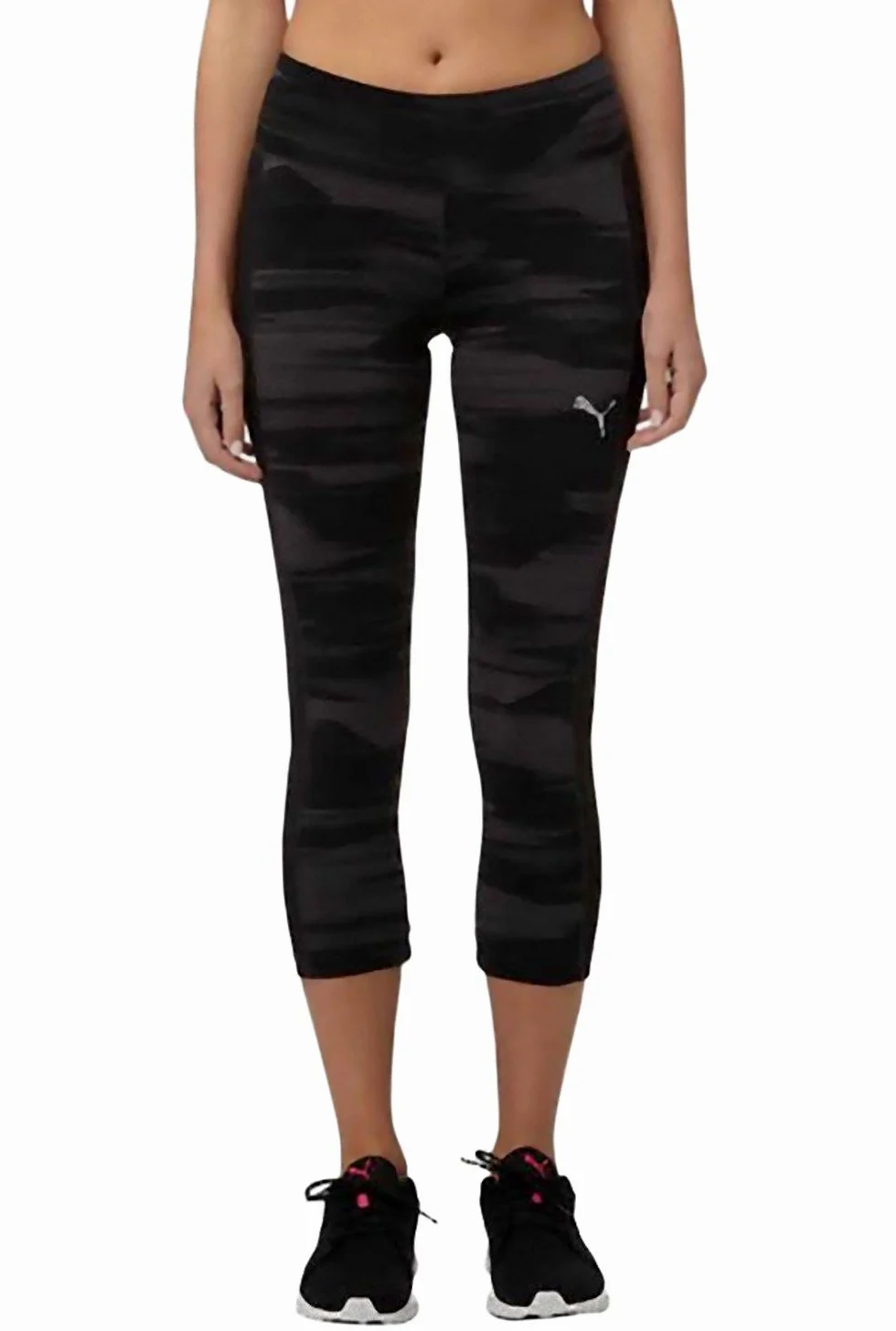 Puma Ladies 'Blur Tight Capri (grande, gris negro)