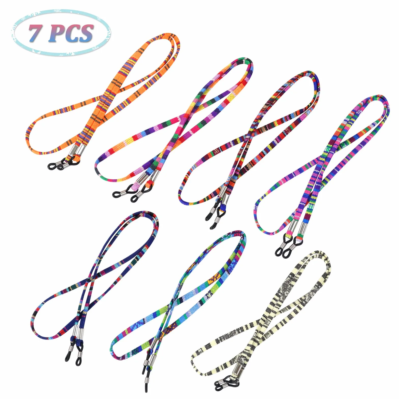 Cordones para Gafas Antideslizantes Ajustables Hombre Mujer Niño