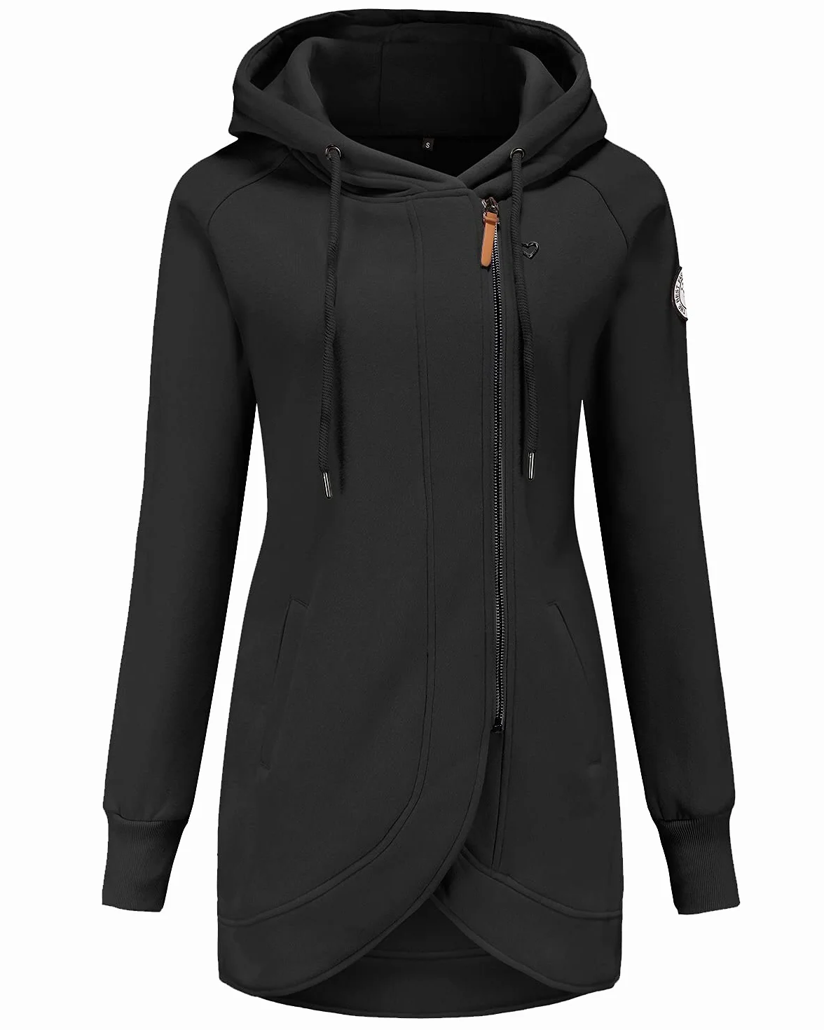 ELFIN Sudaderas Mujer con Capucha Cremallera Pullover Invierno Cádigan Otoño Jacket Coat Outwear Hoody Sweatshirt