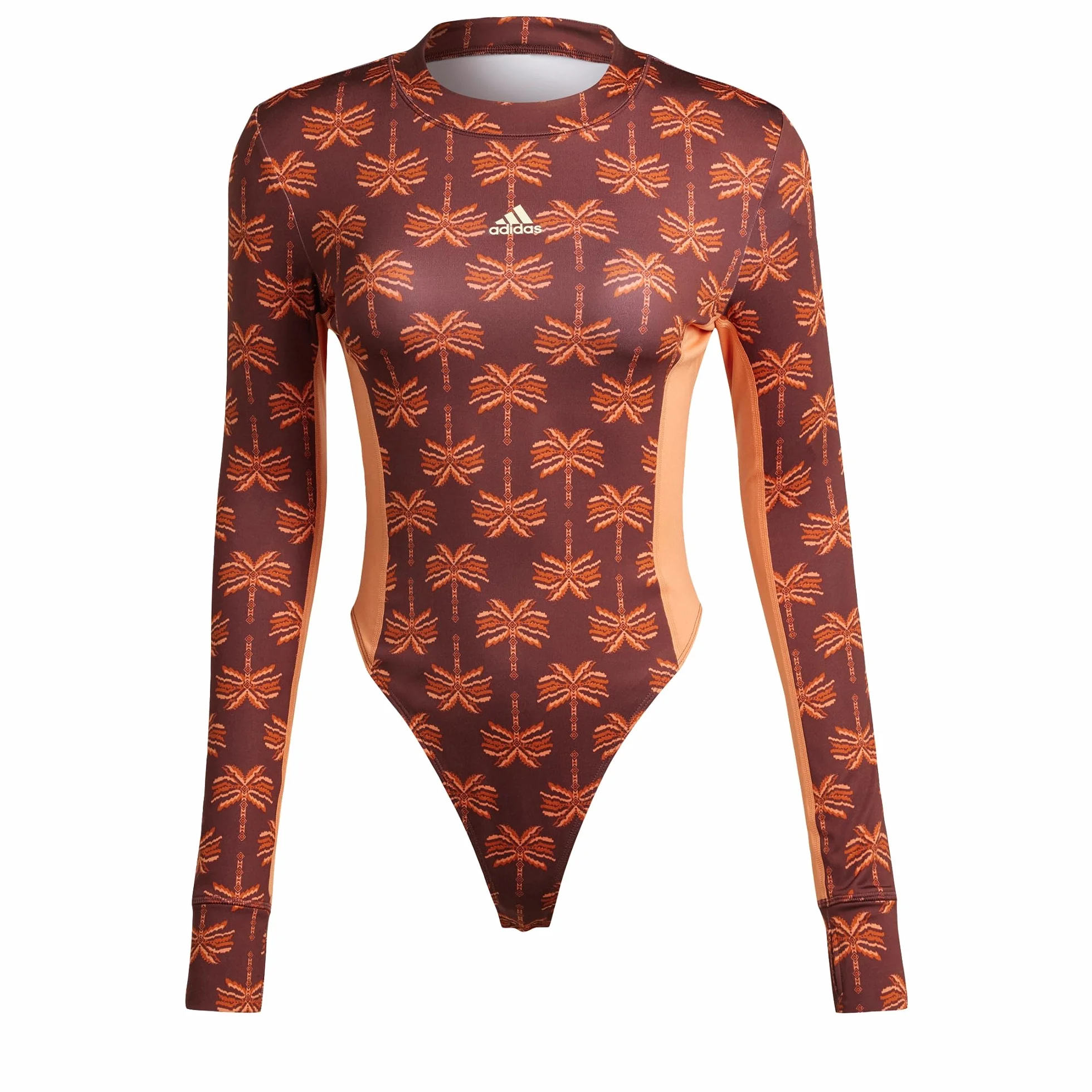 adidas Women's Body manga larga x FARM Rio, Hazy Copper/Fox Red/Mystery Brown, M