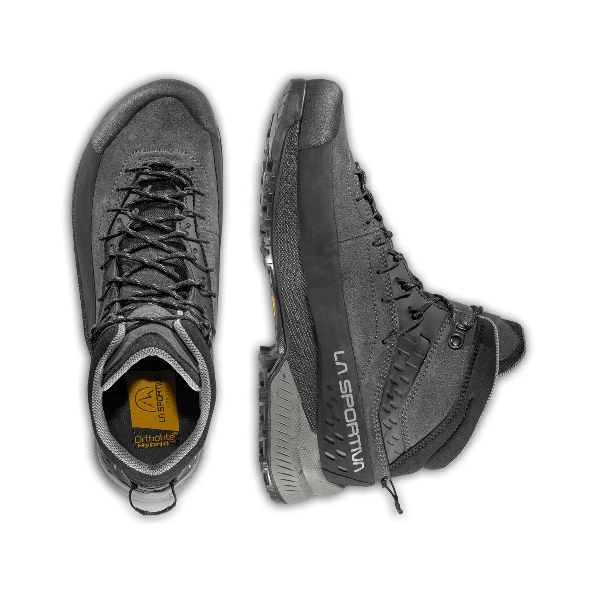 La Sportiva Tenis TX4 EVO Mid GTX Approach para hombre, Carbono/arcilla, 44.5 EU