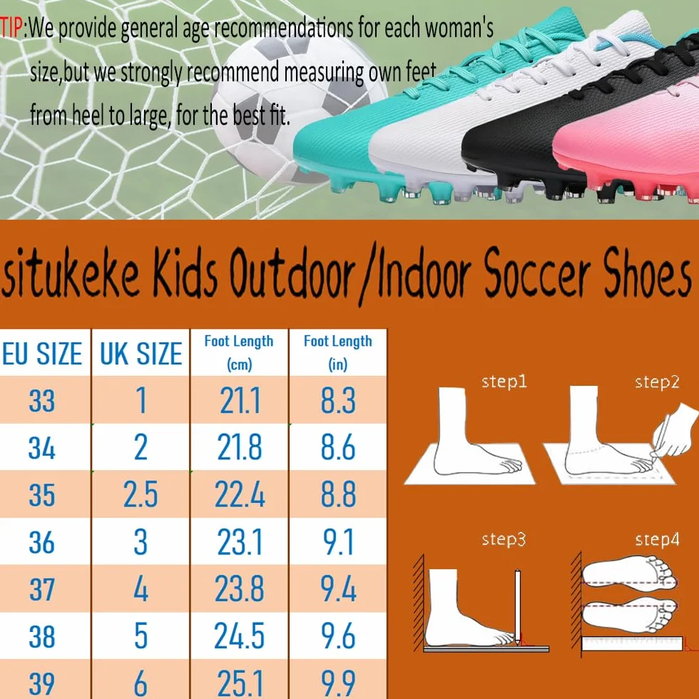 Botas de fútbol para niñas, zapatillas transpirables de competición profesional