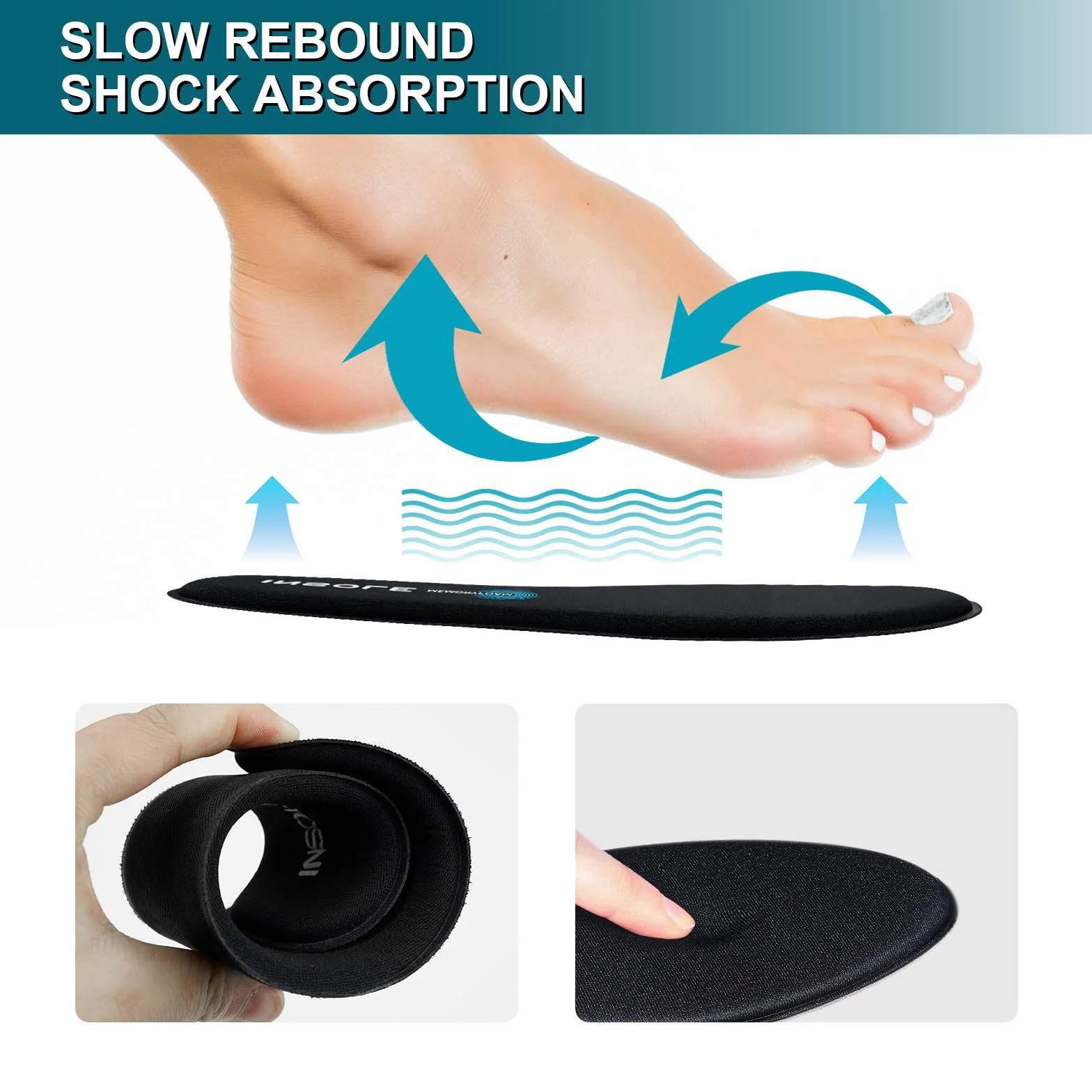 Plantillas Memory Foam Ajustables 37-41 para Mujer y Hombre