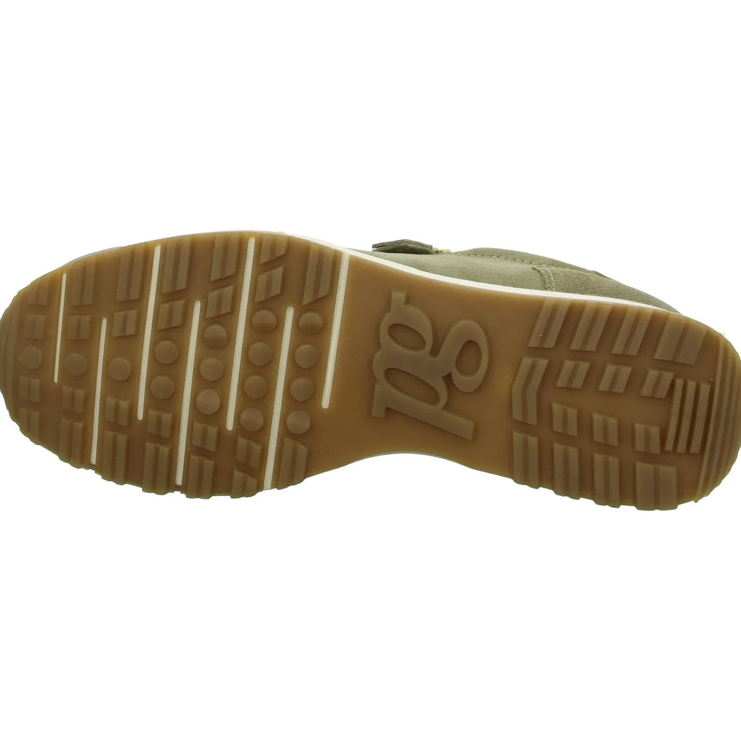 Paul Green Zapatilla 5310-097 Gris Piel Verde Mujer