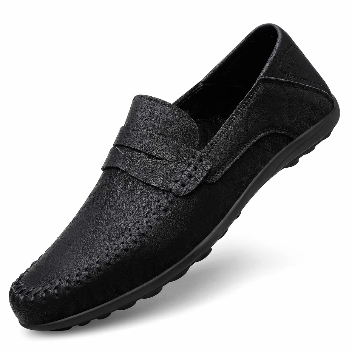 Classic Penny Loafers Hombres de Gamuza Penny Mocasines Cómodo Zapatos de conducción Oxfords Moda Zapatillas 38-49 EU