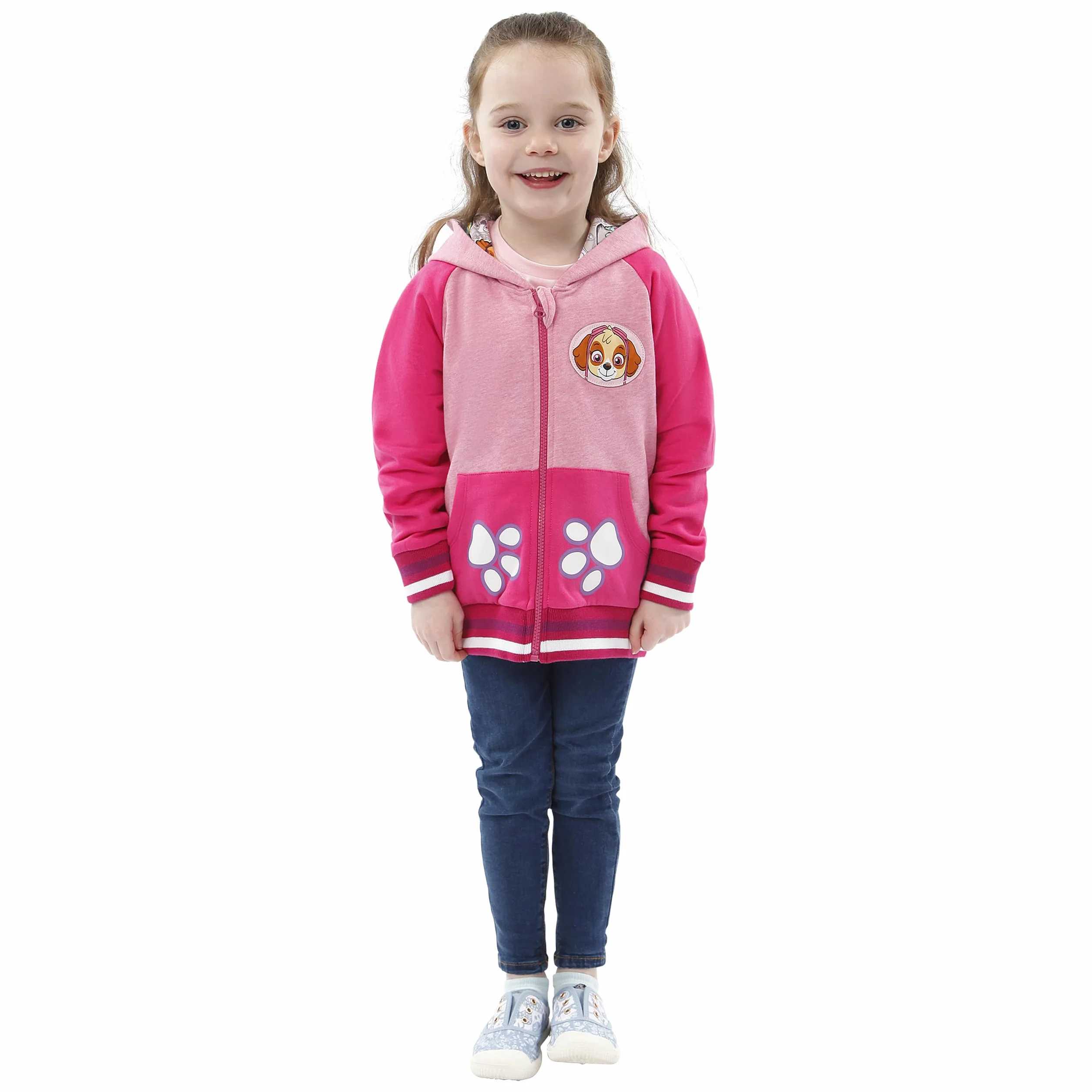 Paw Patrol Sudadera Niña | Sudaderas Cremallera Skye | Hoodie Patrulla Canina para Ninos