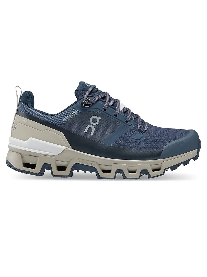 ON Cloudwander Waterproof, Botas de Senderismo Mujer, Navy Desert, 40 EU