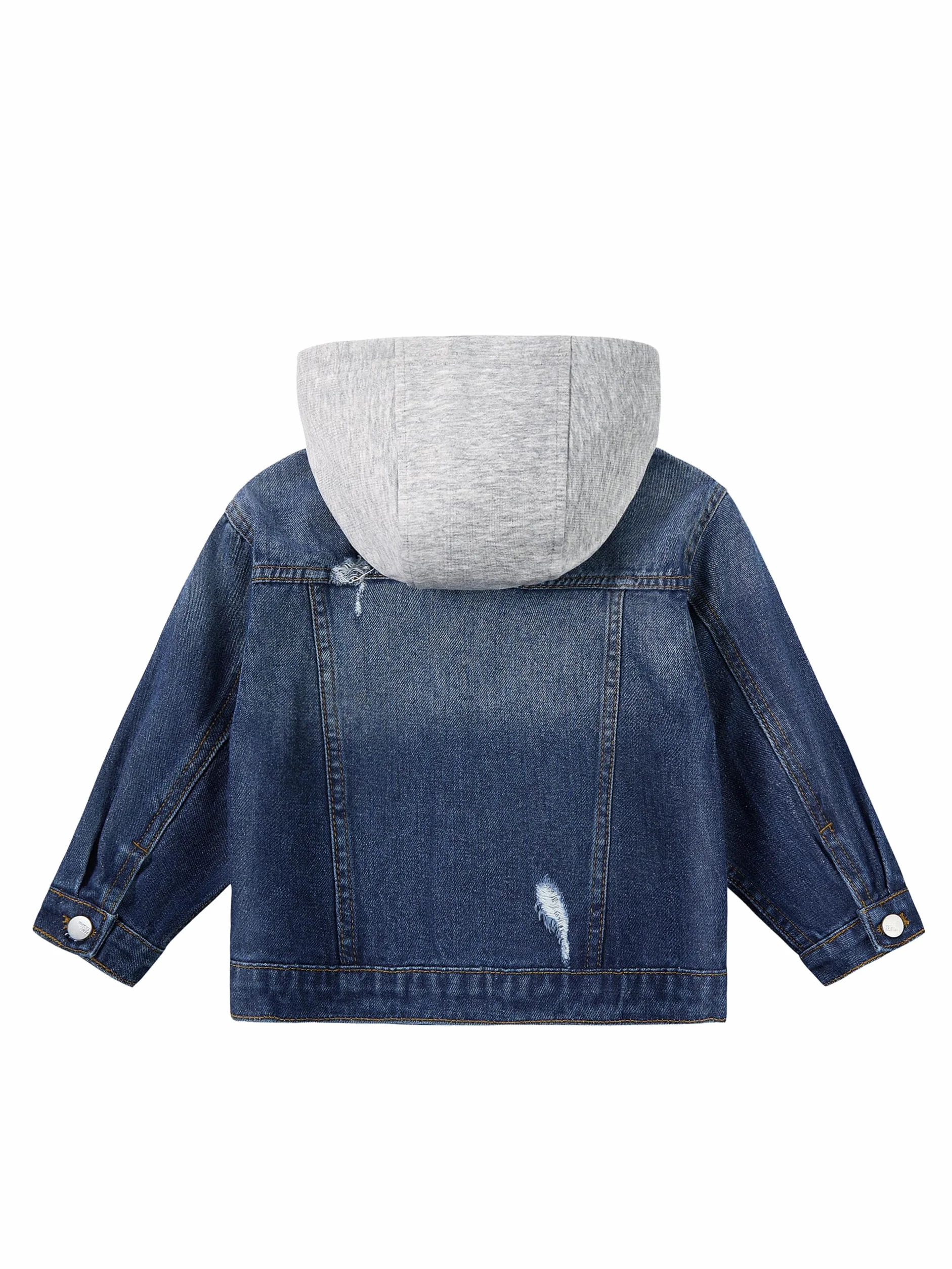 Volunboy Chaqueta Vaquera Niños Desmontable Capucha Azul Mezclilla 2-8 Años