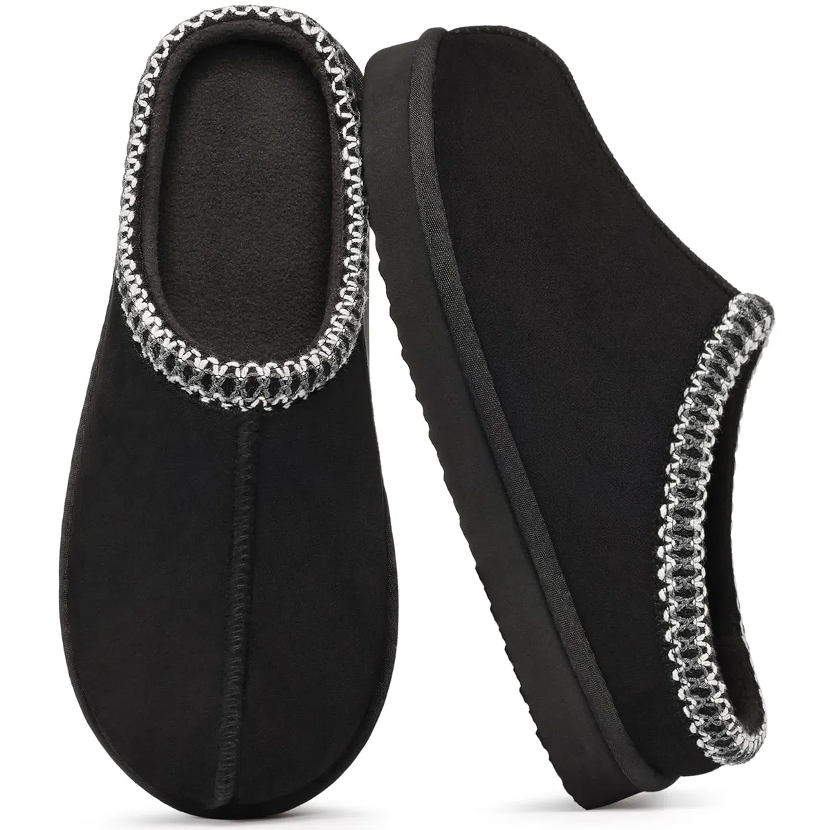 Litfun Pantuflas de espuma viscoelástica para mujer, acogedoras, cálidas, para interiores y exteriores