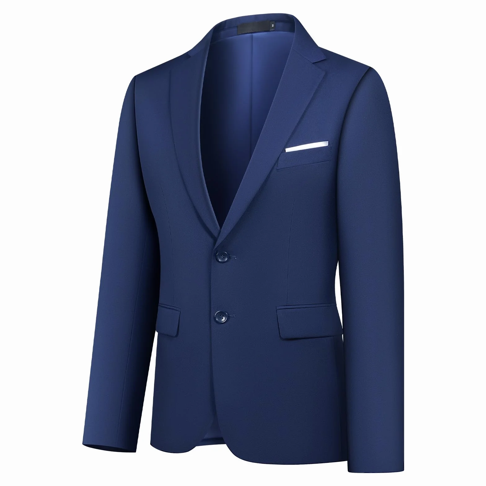 Traje para Hombre de 2 Piezas Slim Fit Blazer y Pantalones Color Liso