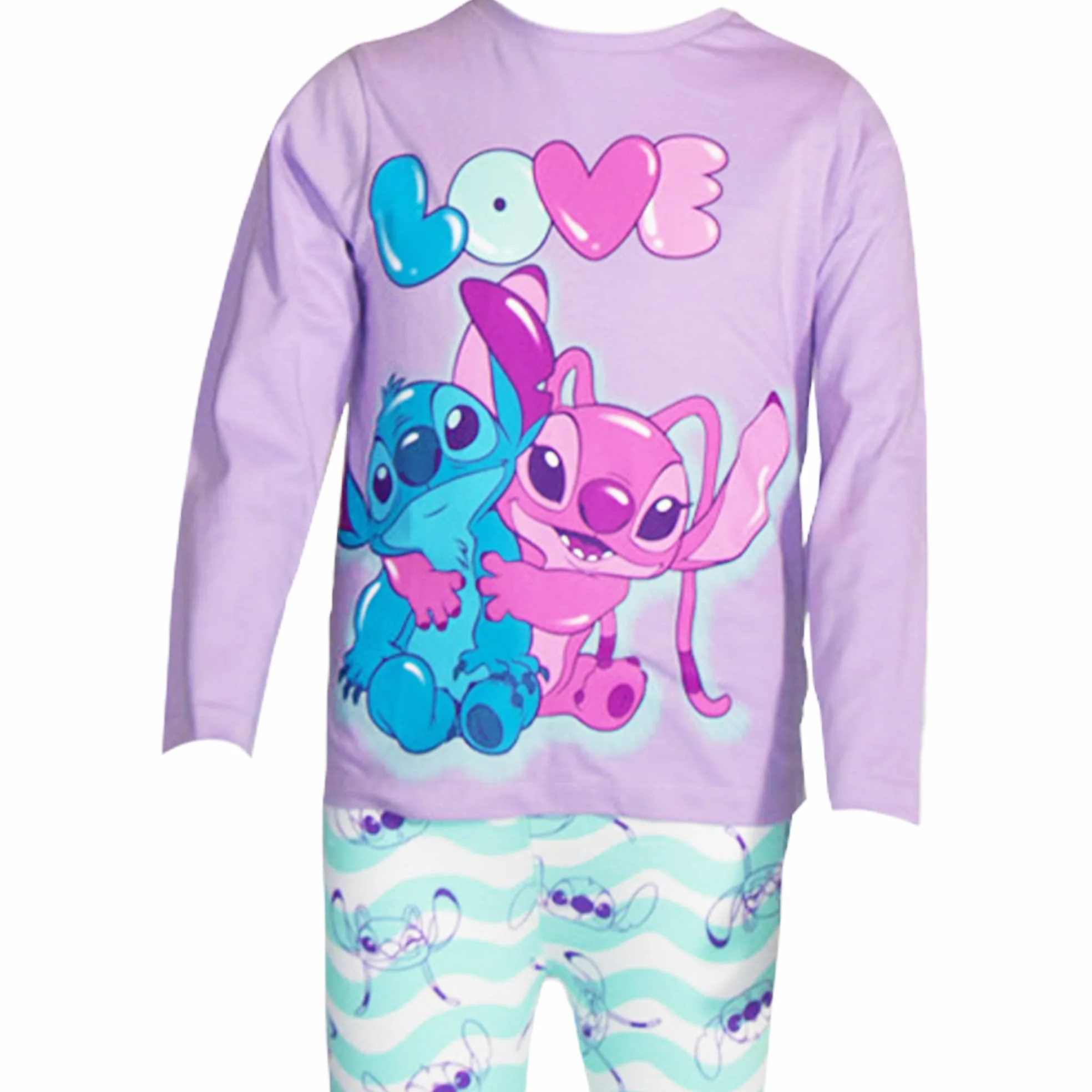 Disney Stitch - Conjunto de pijama para niños, tallas de 13 a 14 años, Diseño de puntada, 13-14 años