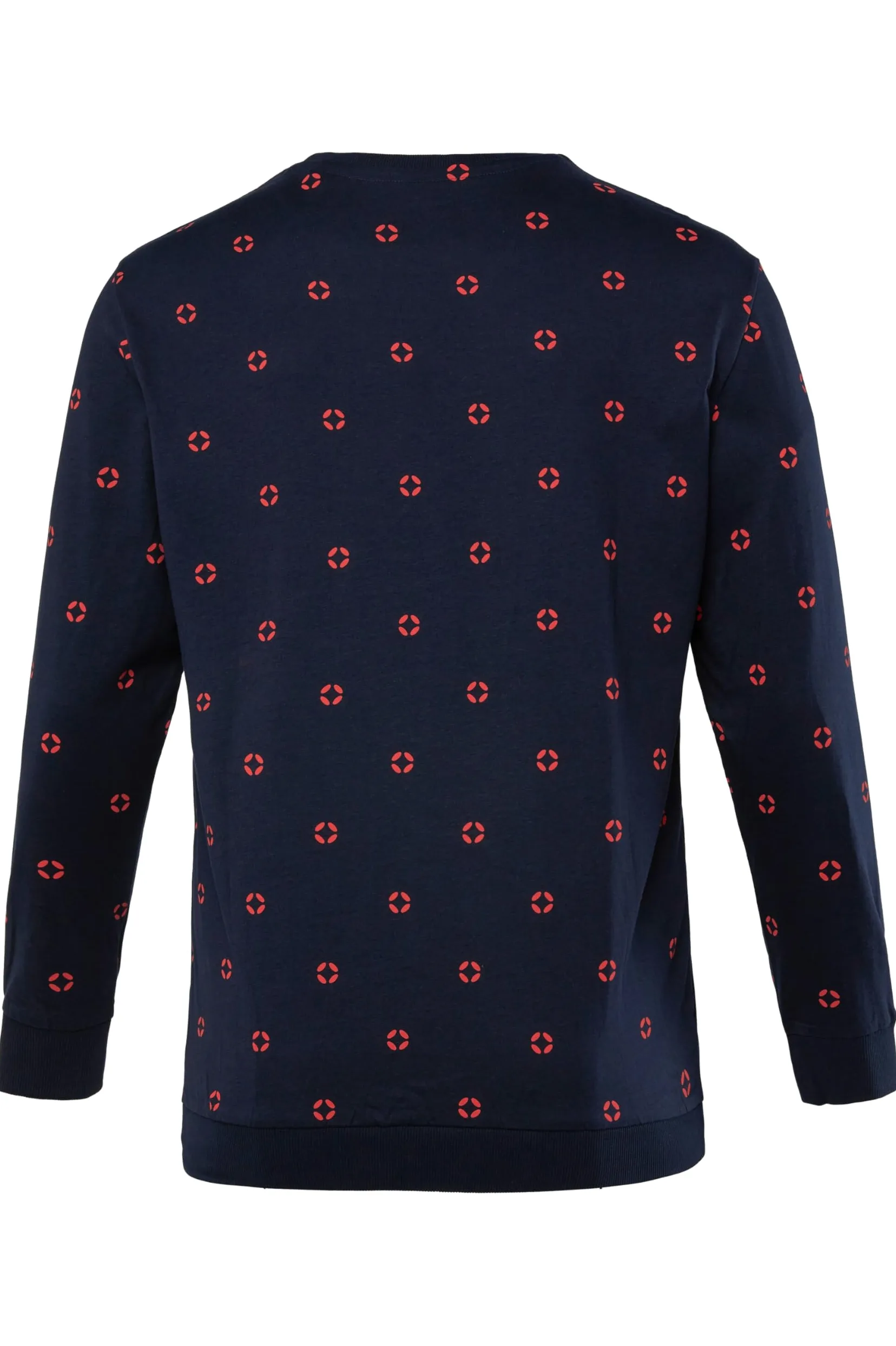 JP 1880 Pijama por Debajo del Vientre, Dos Piezas, Manga Larga, Parte Inferior elástica, pantalón Largo, hasta la 8 XL 800342